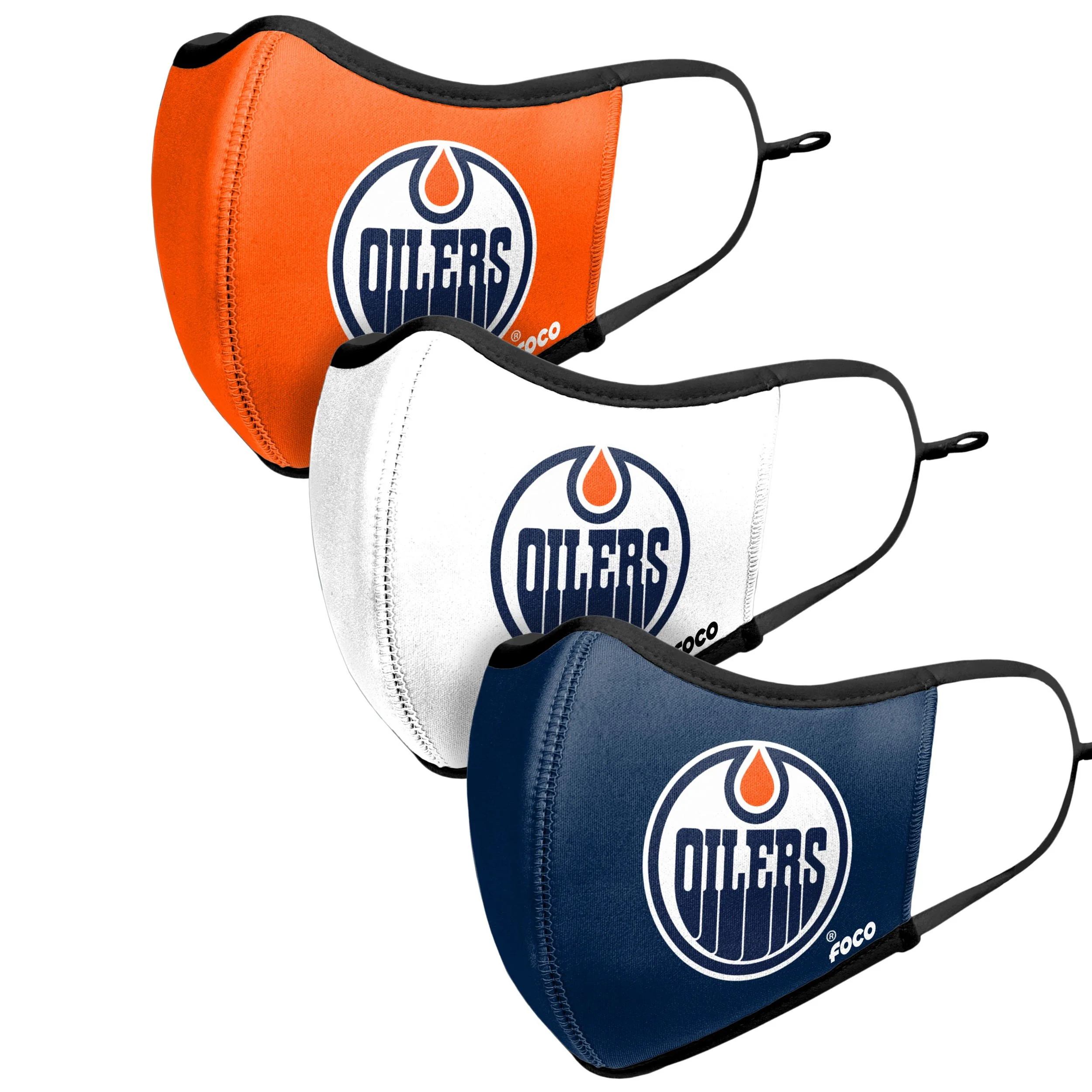 Edmonton Oilers NHL Sport 3 Pack Face Cover - Image 4
