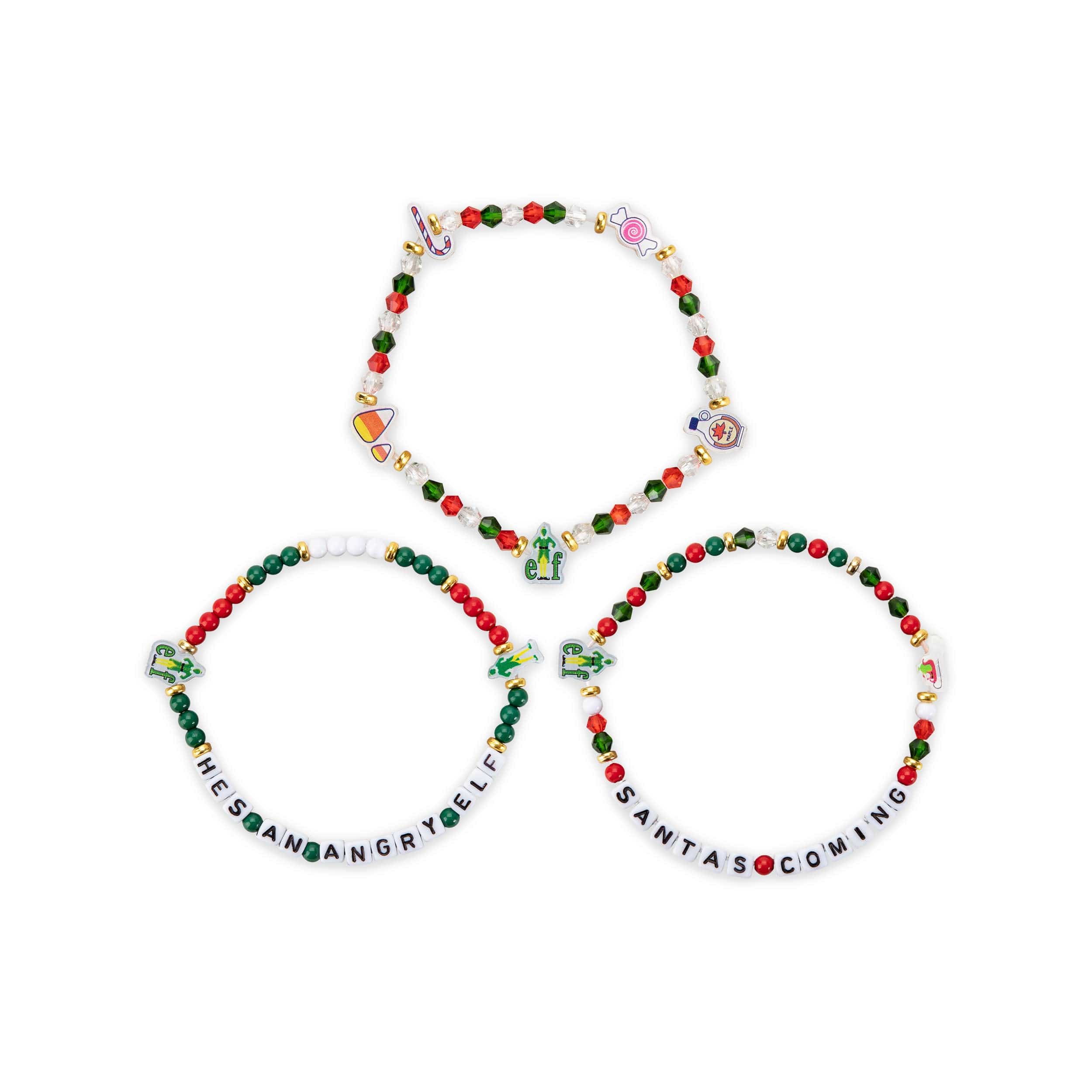 Elf Food Groups 3 Pack Friendship Bracelet - Image 3
