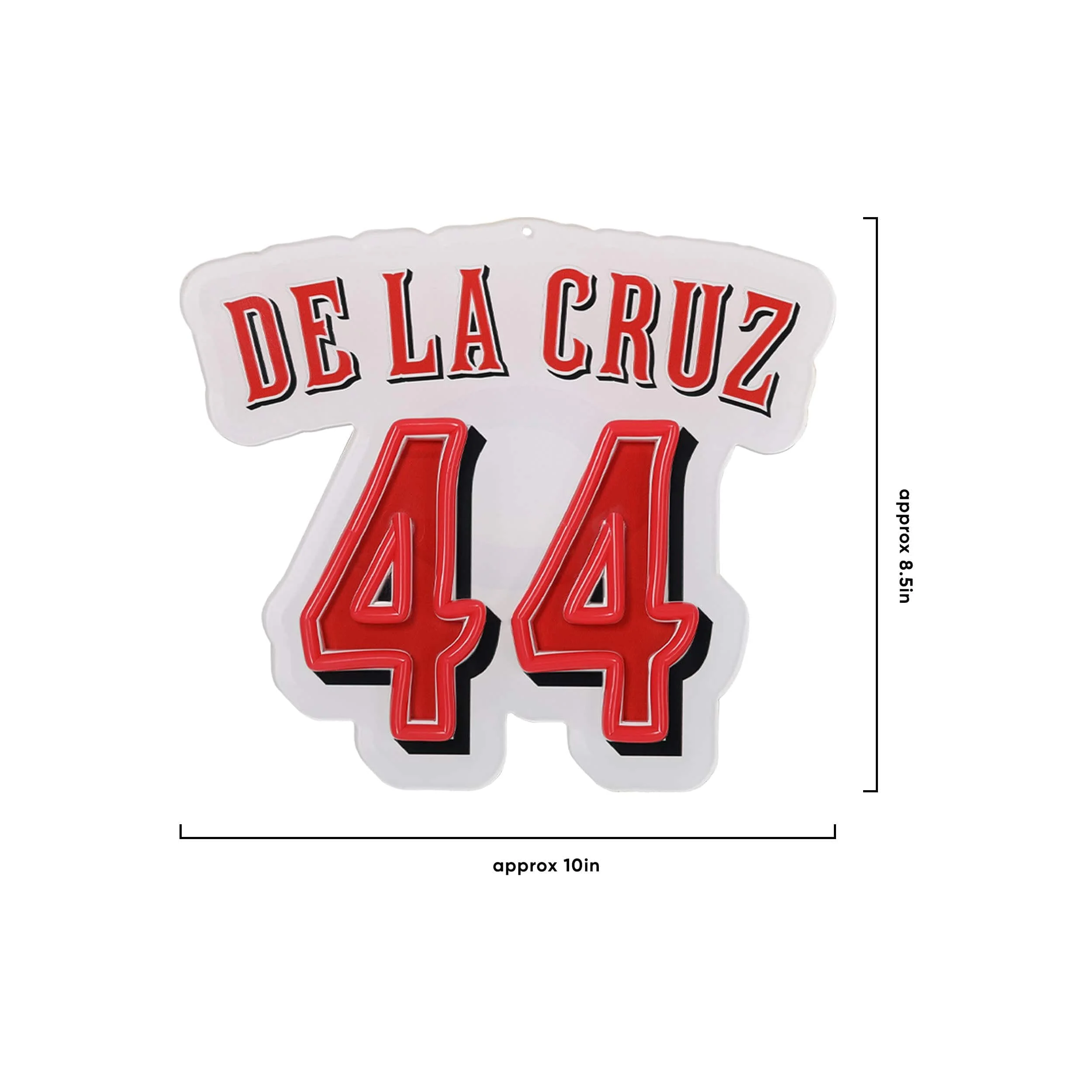 Elly De La Cruz Cincinnati Reds MLB Neon Light Up Big Logo Player Chain - Image 5