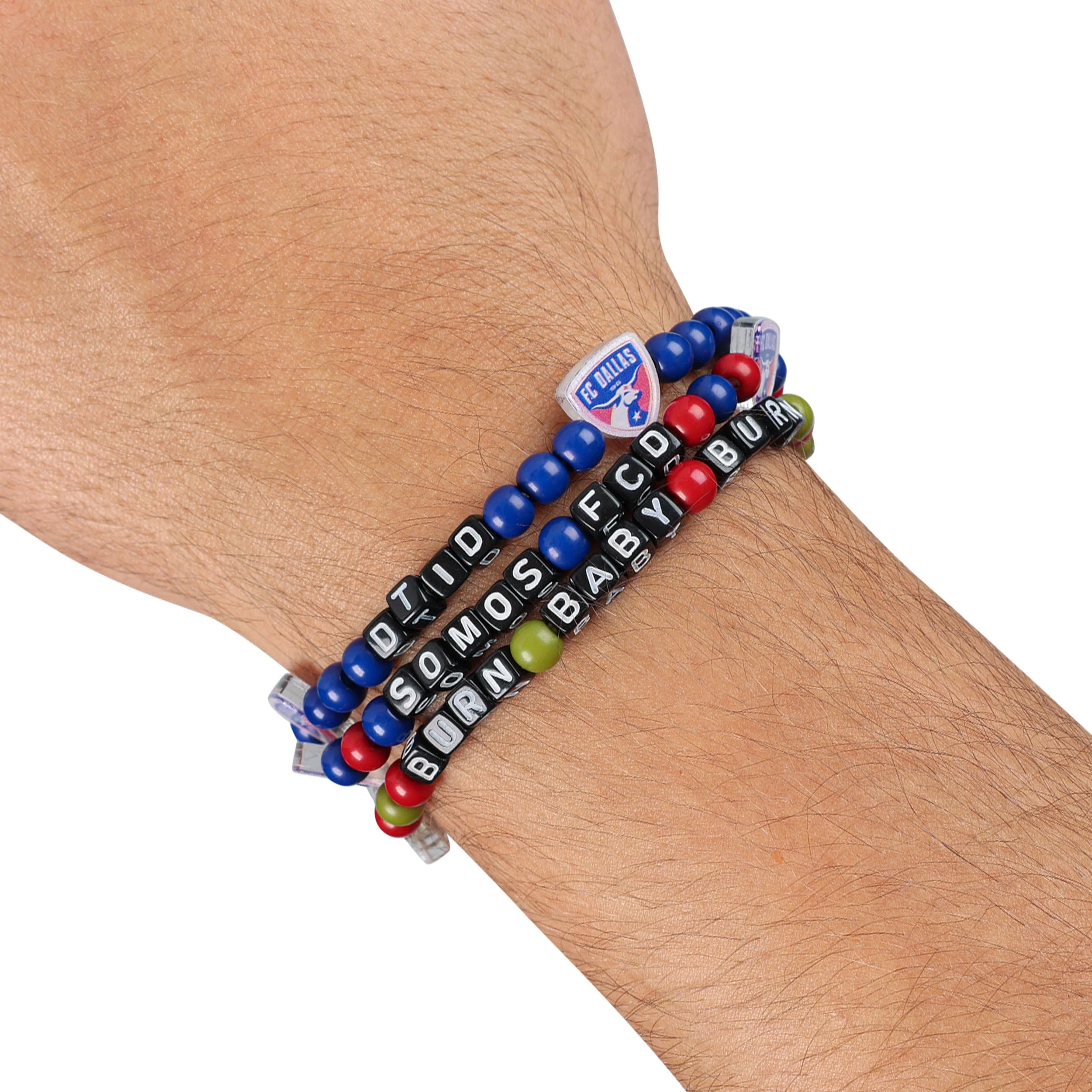 FC Dallas MLS 3 Pack Beaded Friendship Bracelet - Image 4