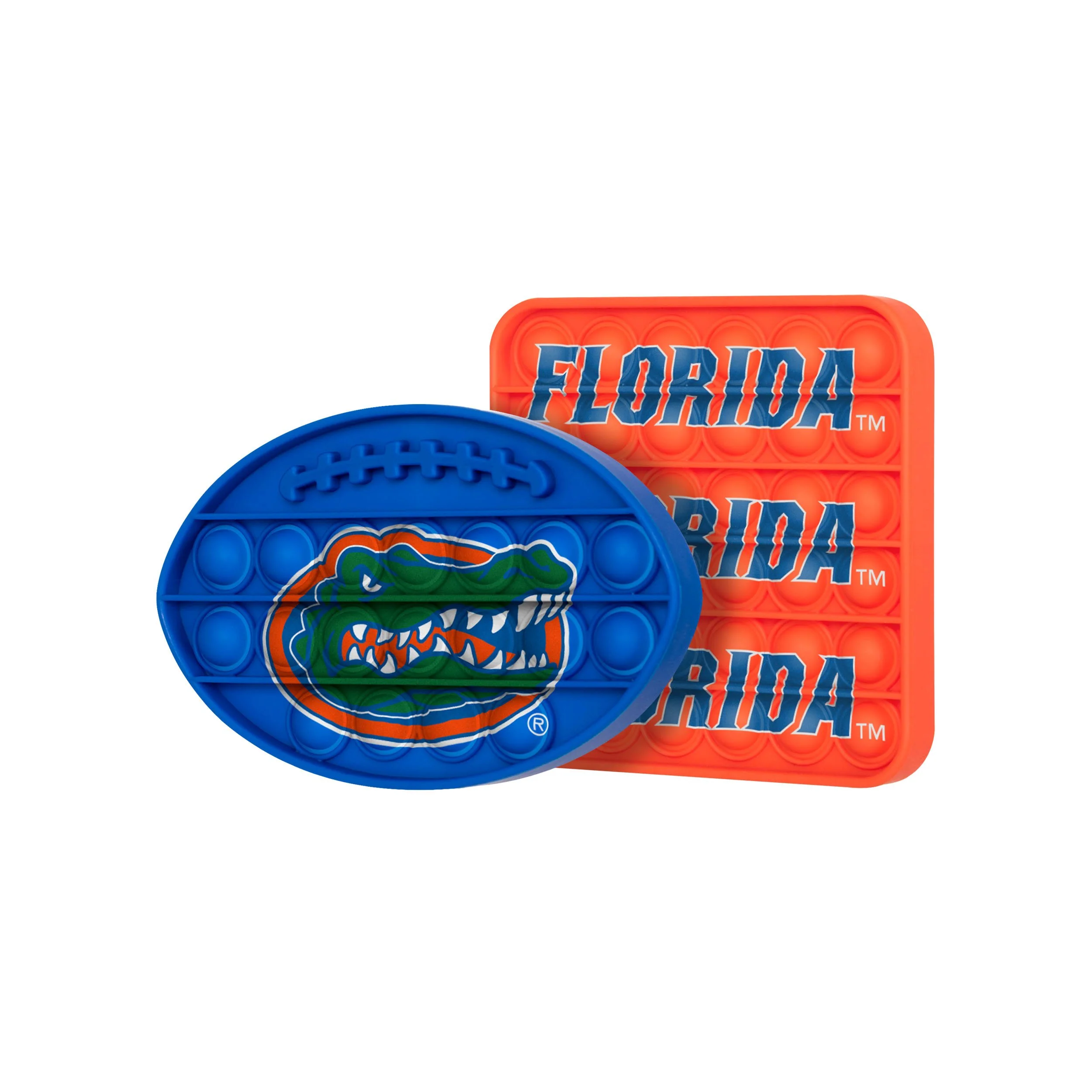 Florida Gators NCAA 2 Pack Ball & Square Push-Itz Fidget