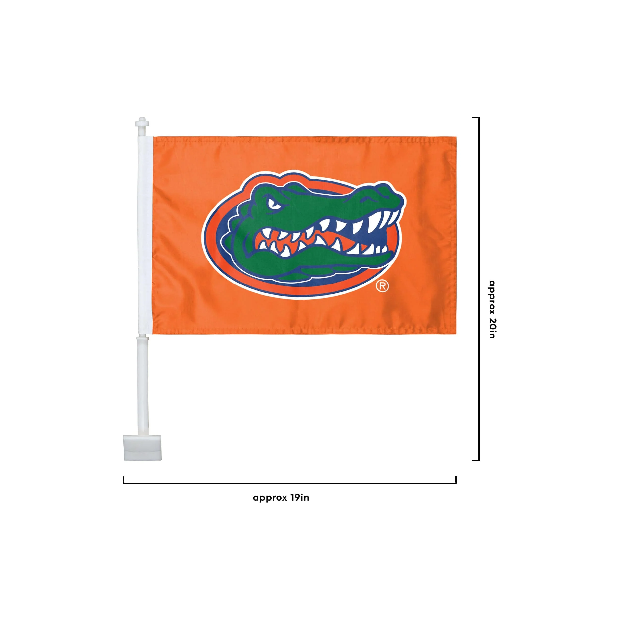 Florida Gators NCAA 2 Pack Solid Car Flag - Image 3