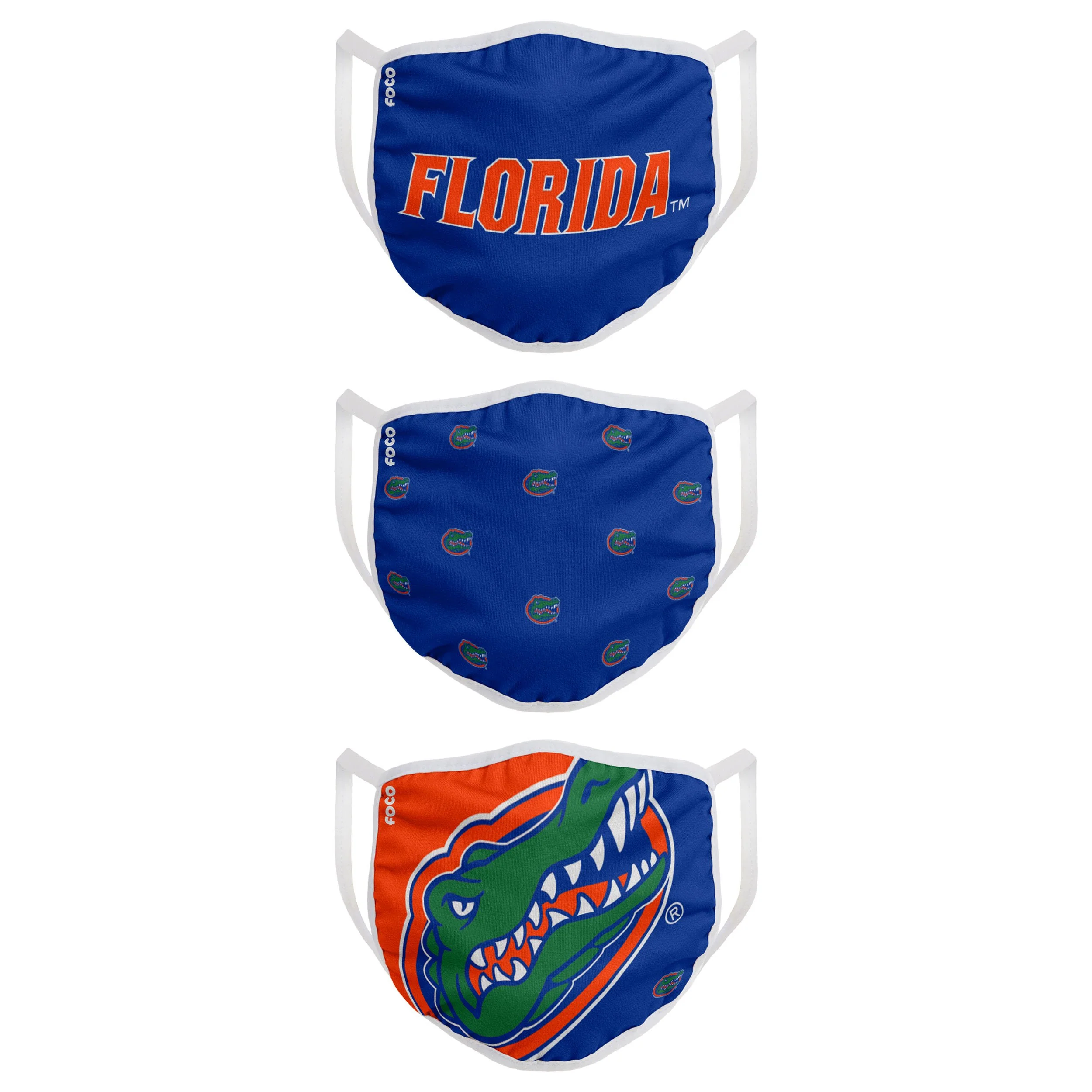 Florida Gators NCAA 3 Pack Face Cover - Image 2
