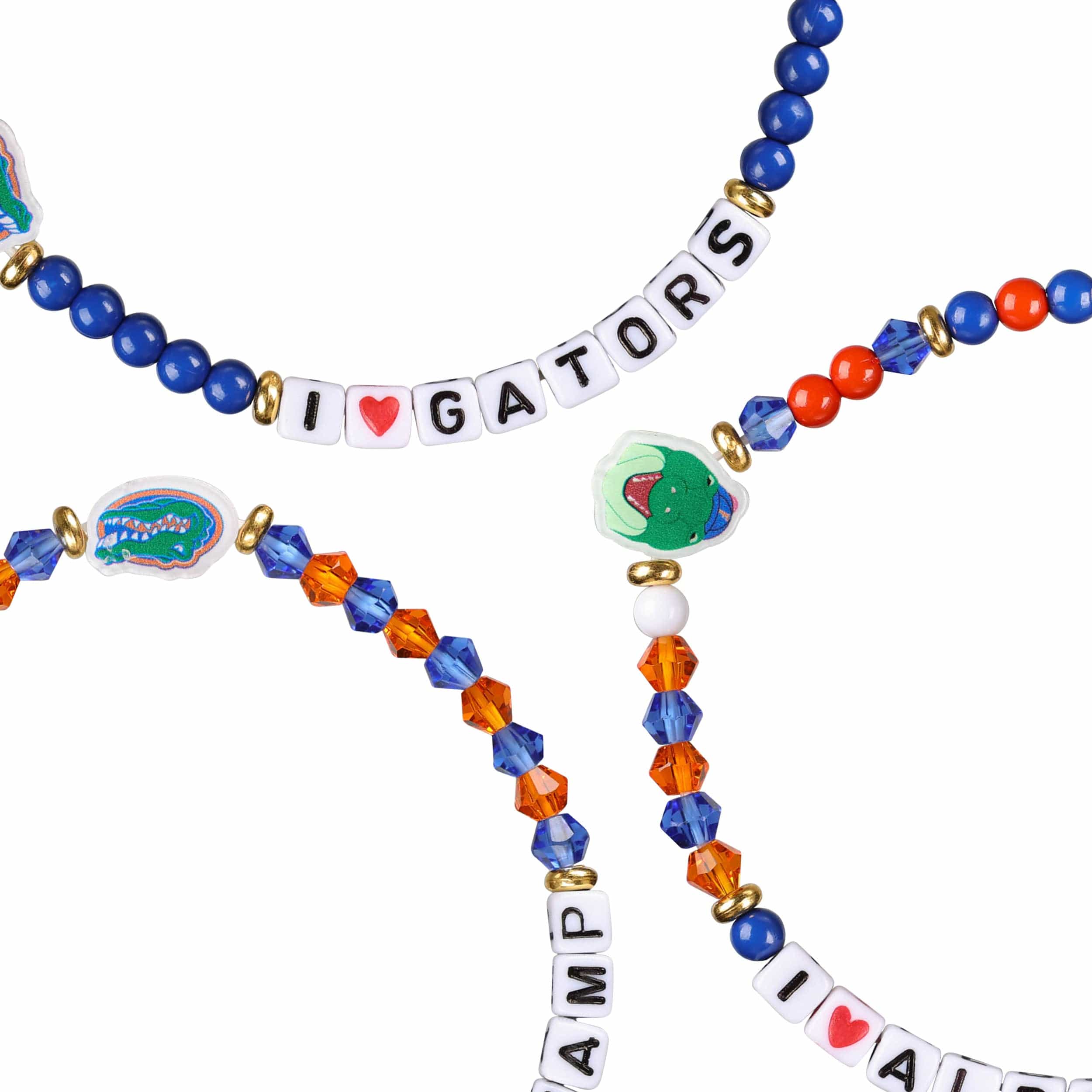 Florida Gators NCAA 3 Pack Friendship Bracelet - Image 2