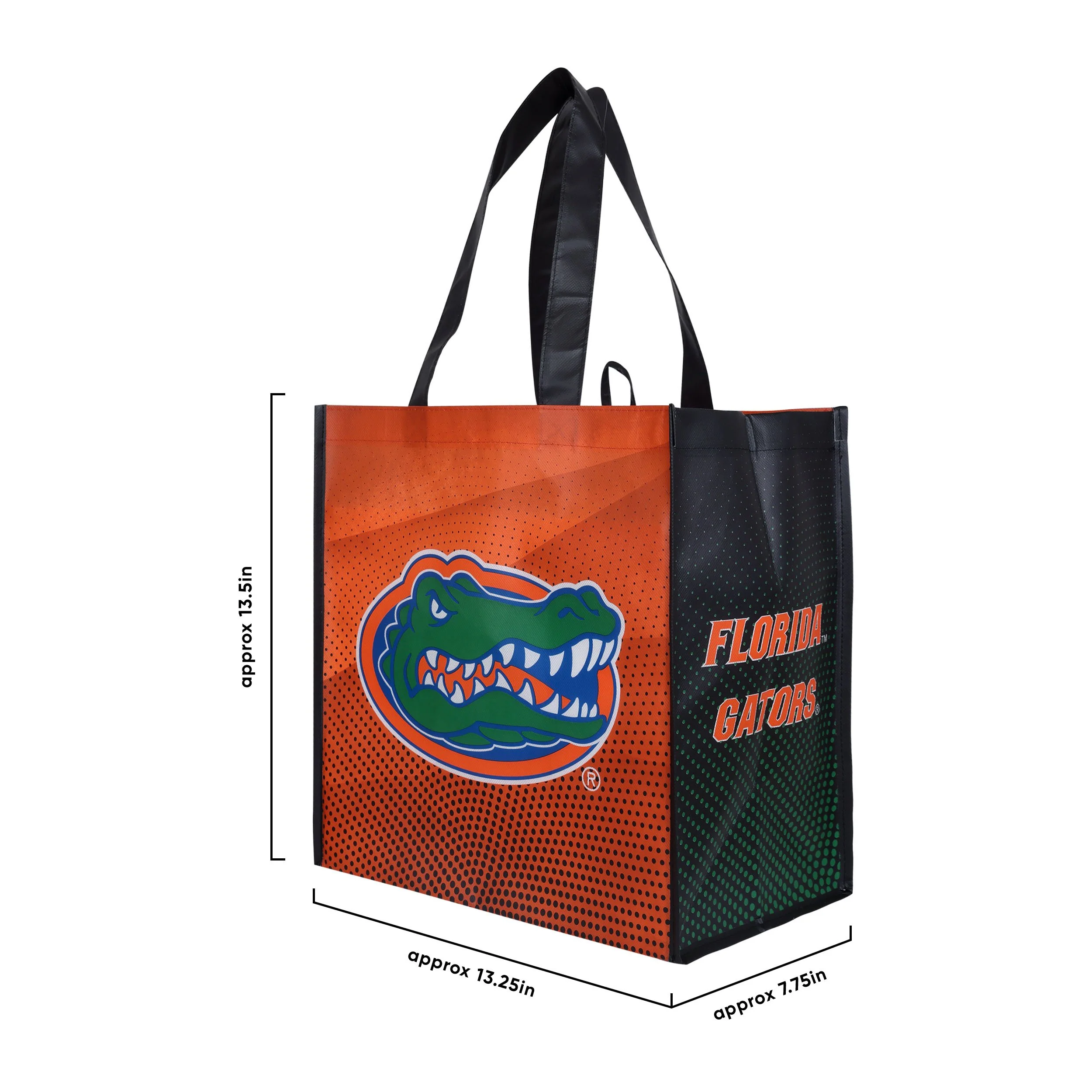 Florida Gators NCAA 4 Pack Reusable Shopping Bag - Image 3