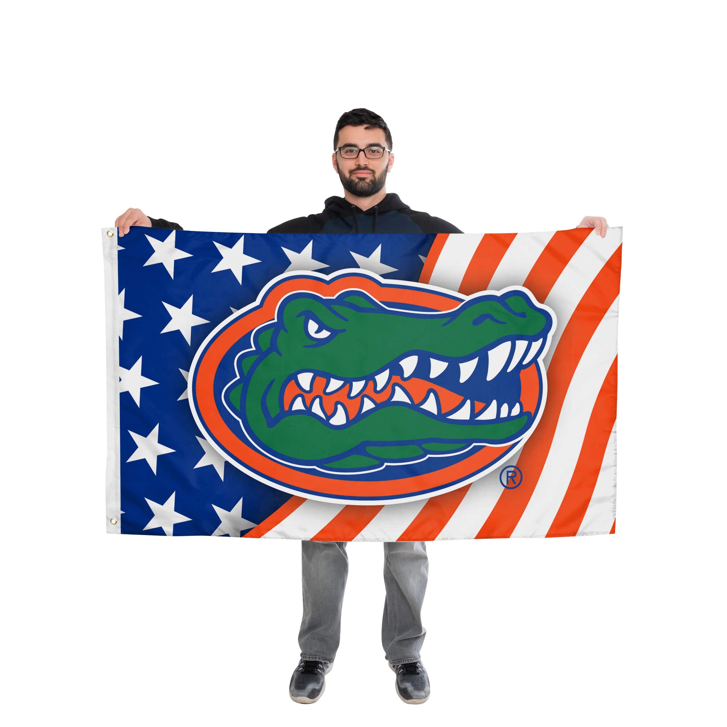 Florida Gators NCAA Americana Horizontal Flag - Image 2