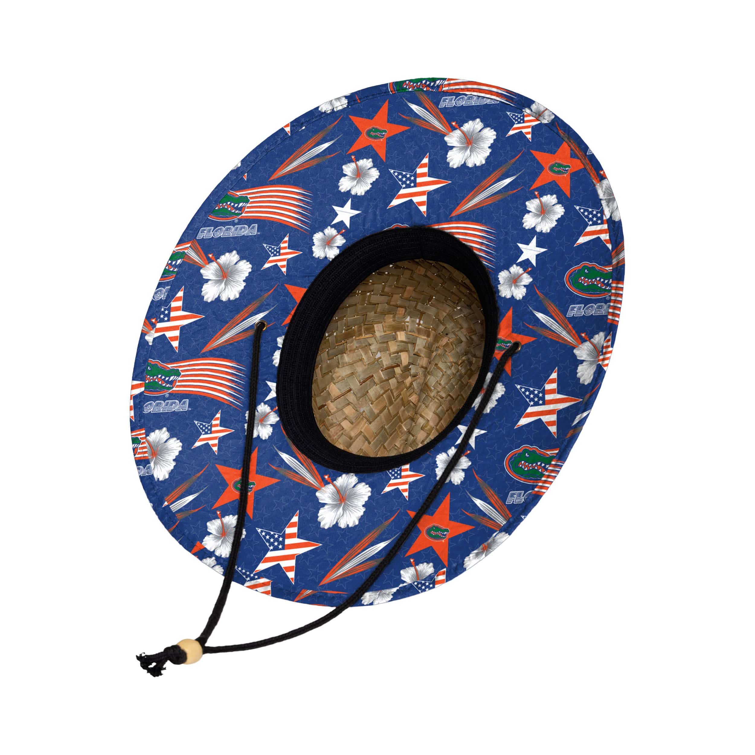 Florida Gators NCAA Americana Straw Hat - Image 2