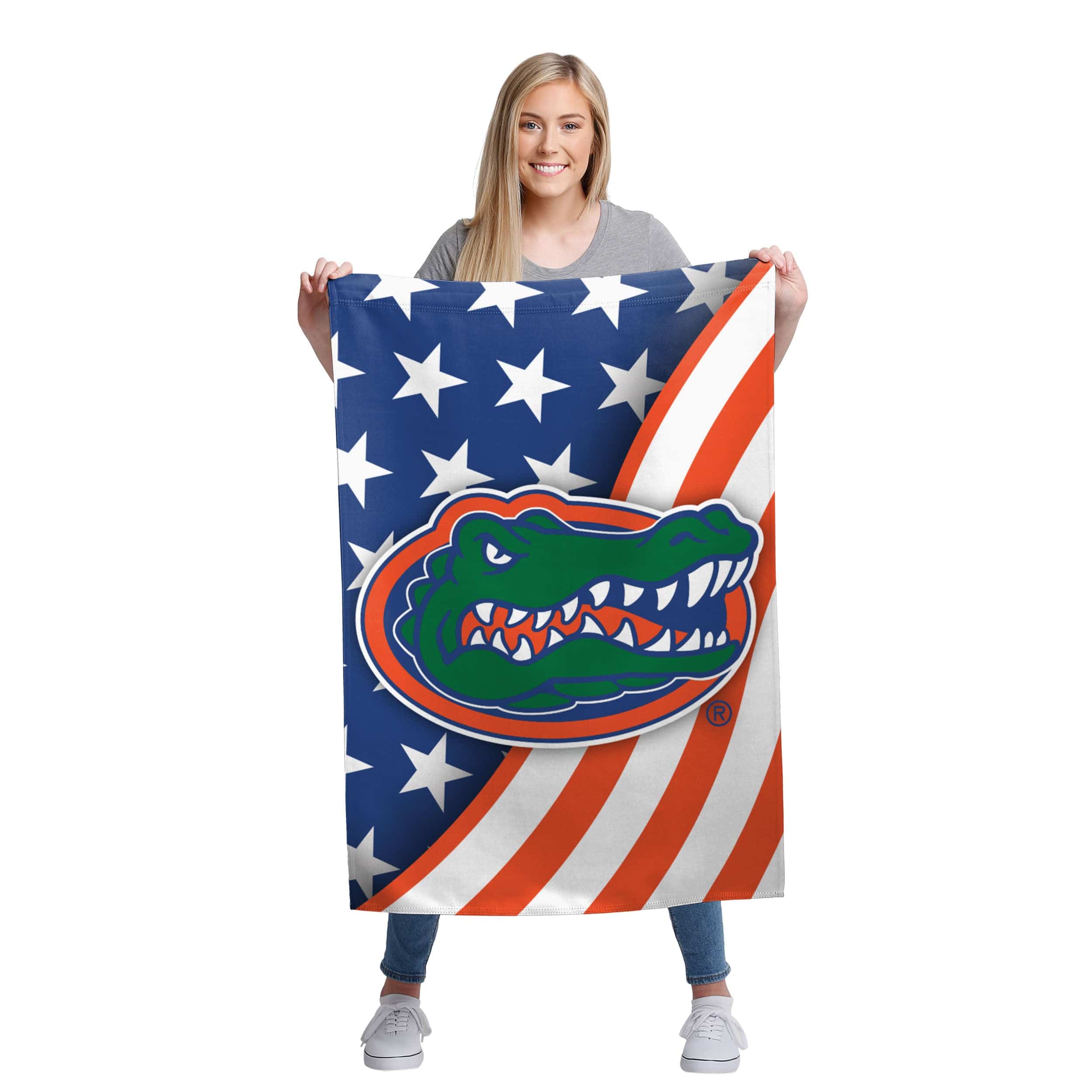 Florida Gators NCAA Americana Vertical Flag - Image 2