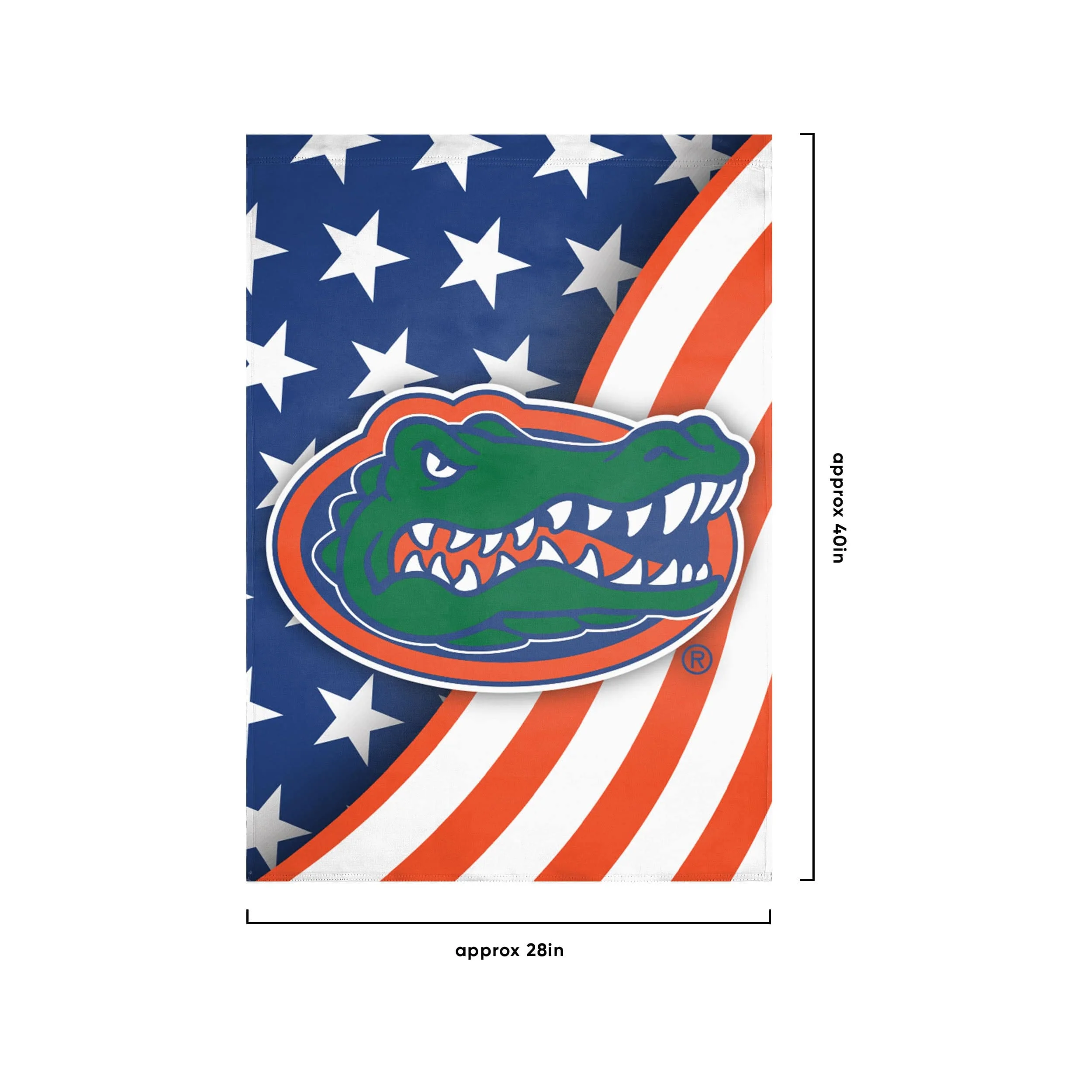 Florida Gators NCAA Americana Vertical Flag - Image 3
