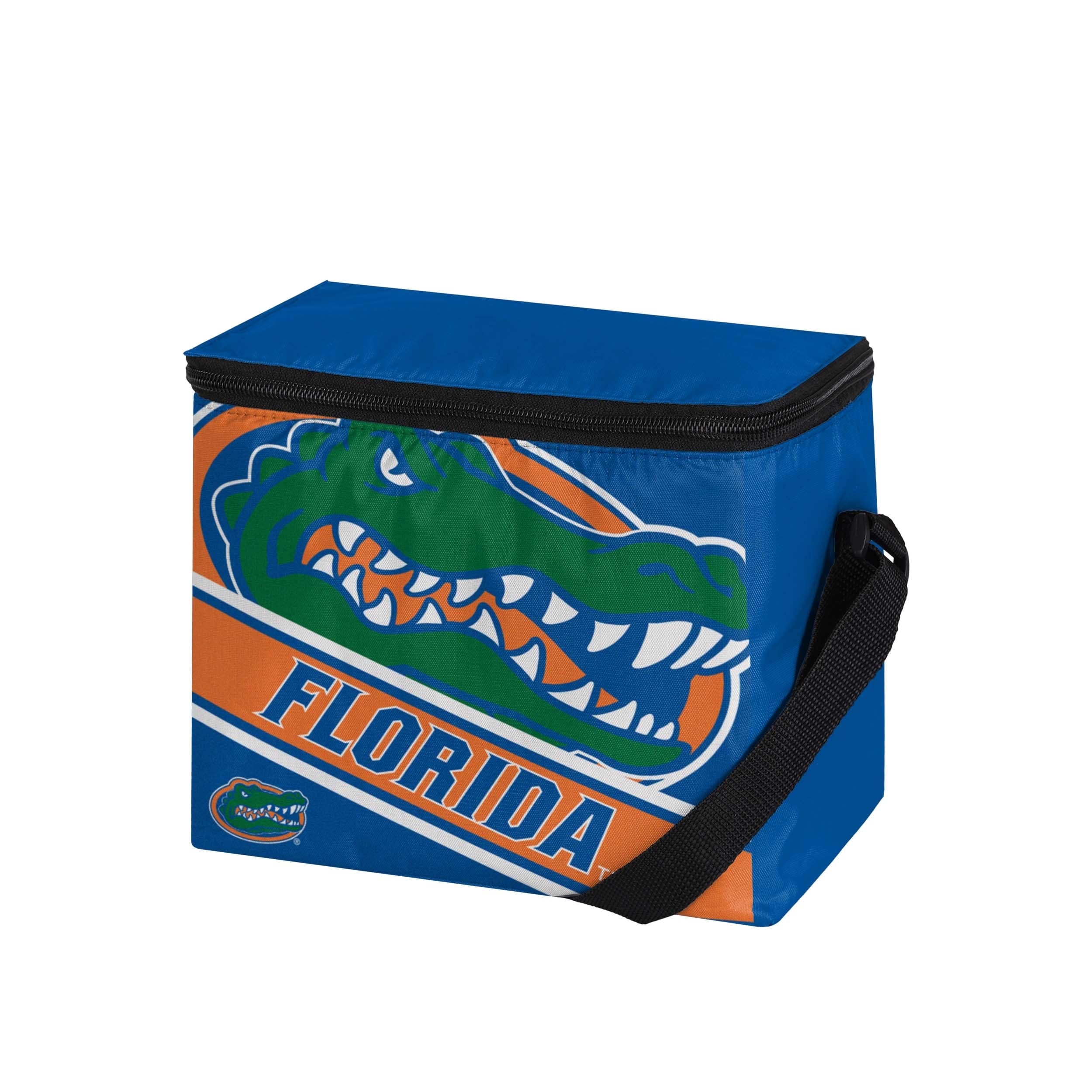 Florida Gators NCAA Big Logo Stripe 6 Pack Cooler - Image 2