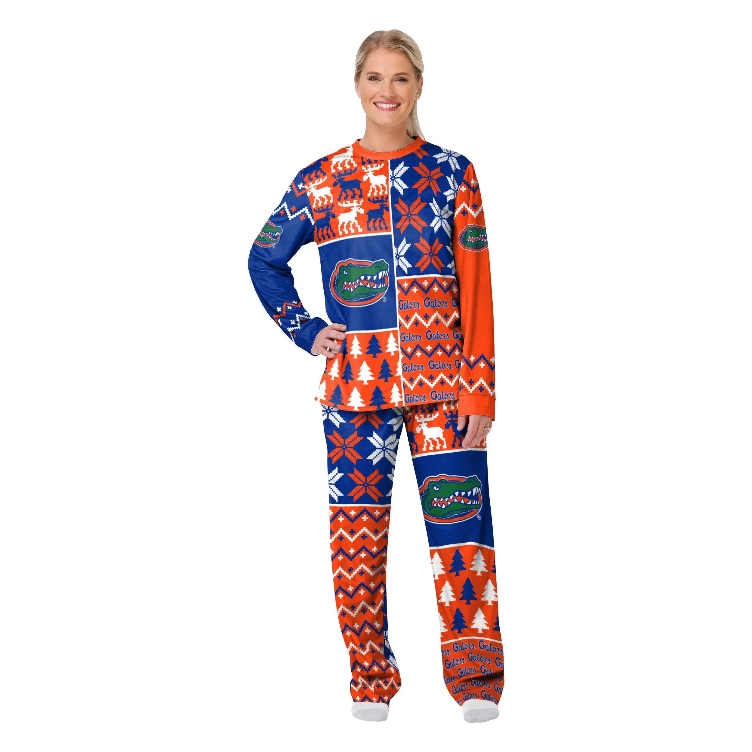 Florida Gators NCAA Busy Block Family Holiday Pajamas - Image 5