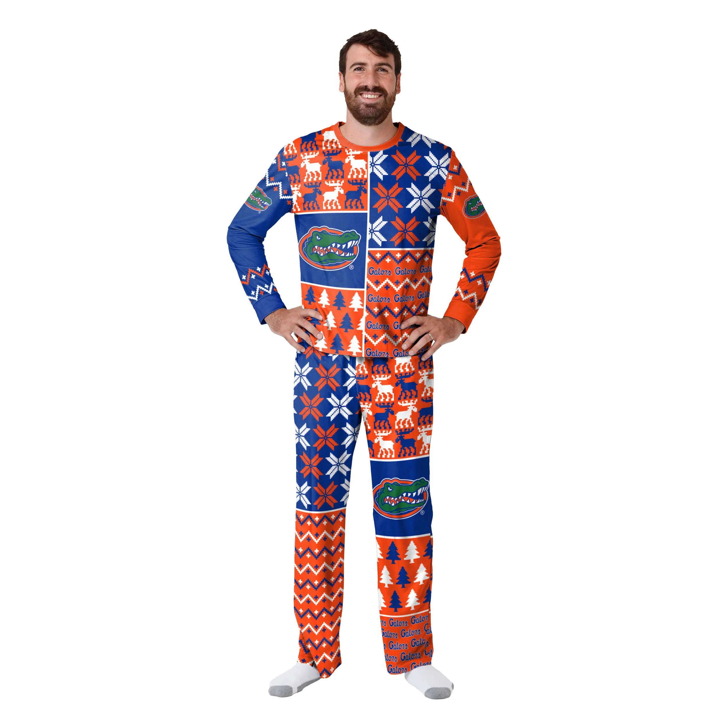 Florida Gators NCAA Busy Block Family Holiday Pajamas - Image 6