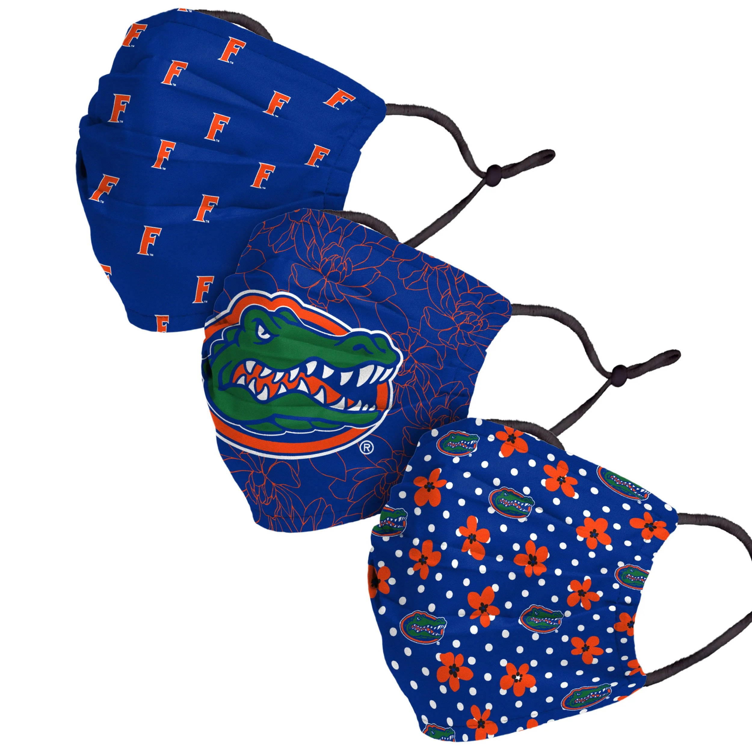 Florida Gators NCAA Gameday Gardener 3 Pack Face Cover - Image 2