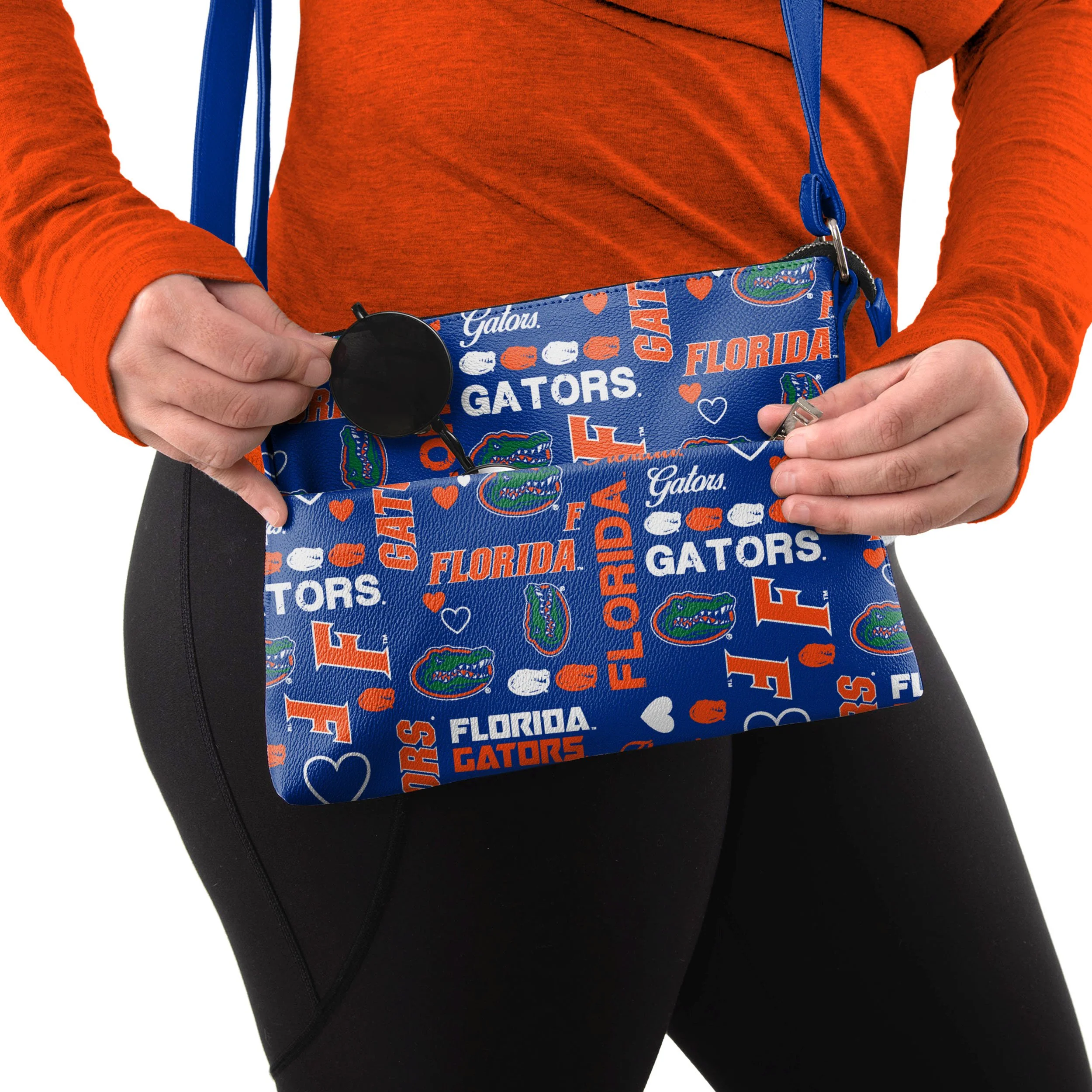 Florida Gators NCAA Logo Love Crossbody Purse - Image 3