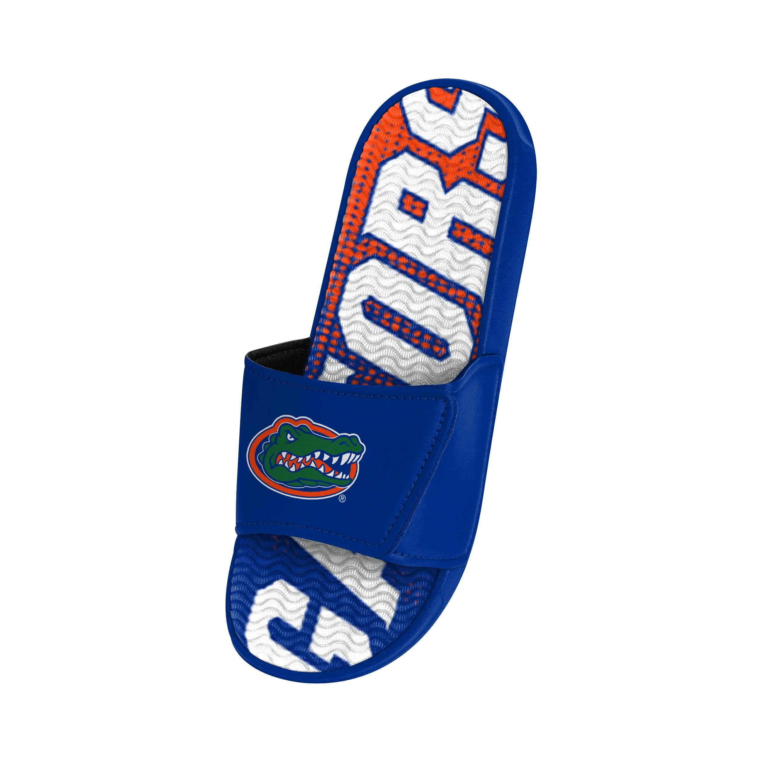 Florida Gators NCAA Mens Gradient Wordmark Gel Slide - Image 3