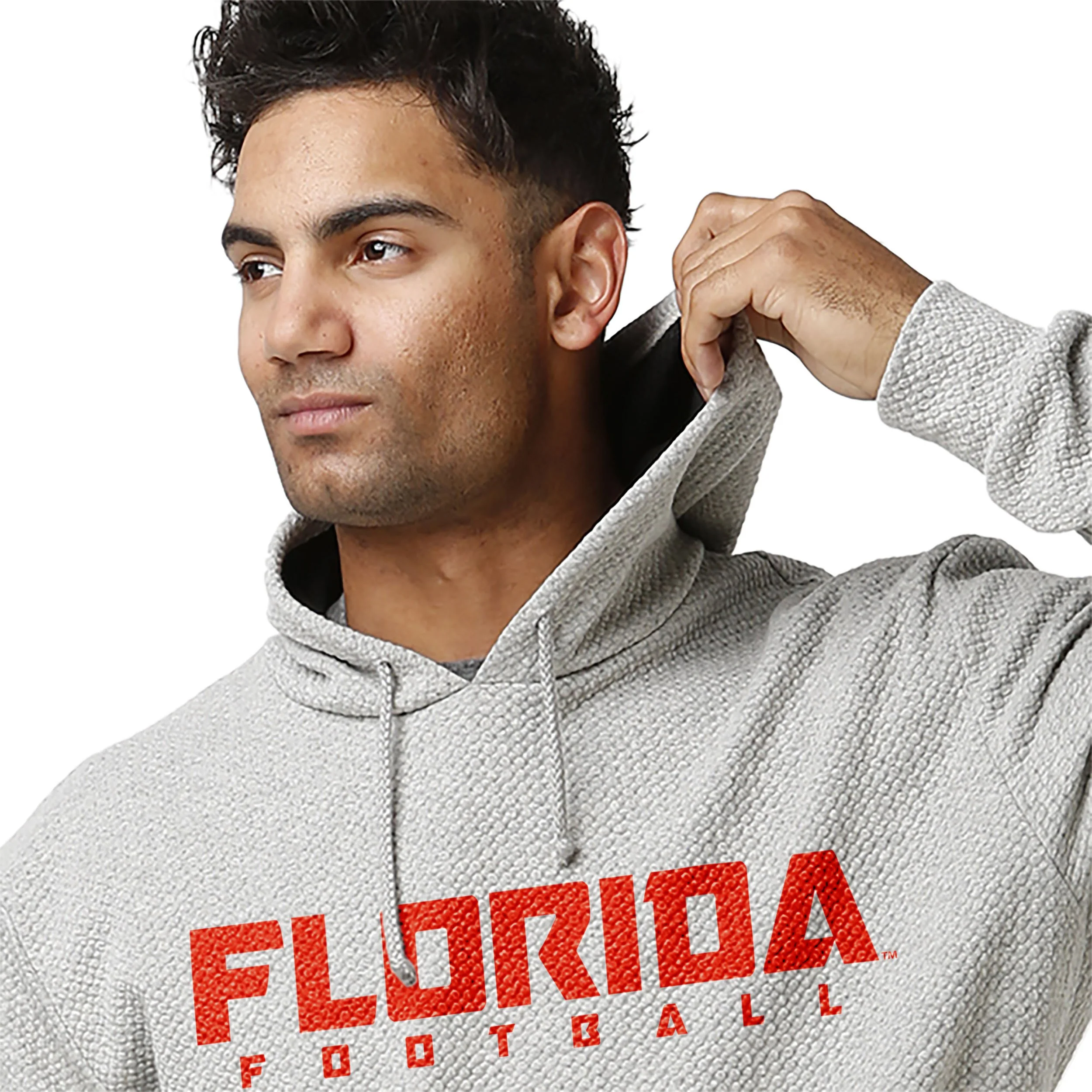 Florida Gators NCAA Mens Gray Woven Hoodie - Image 5