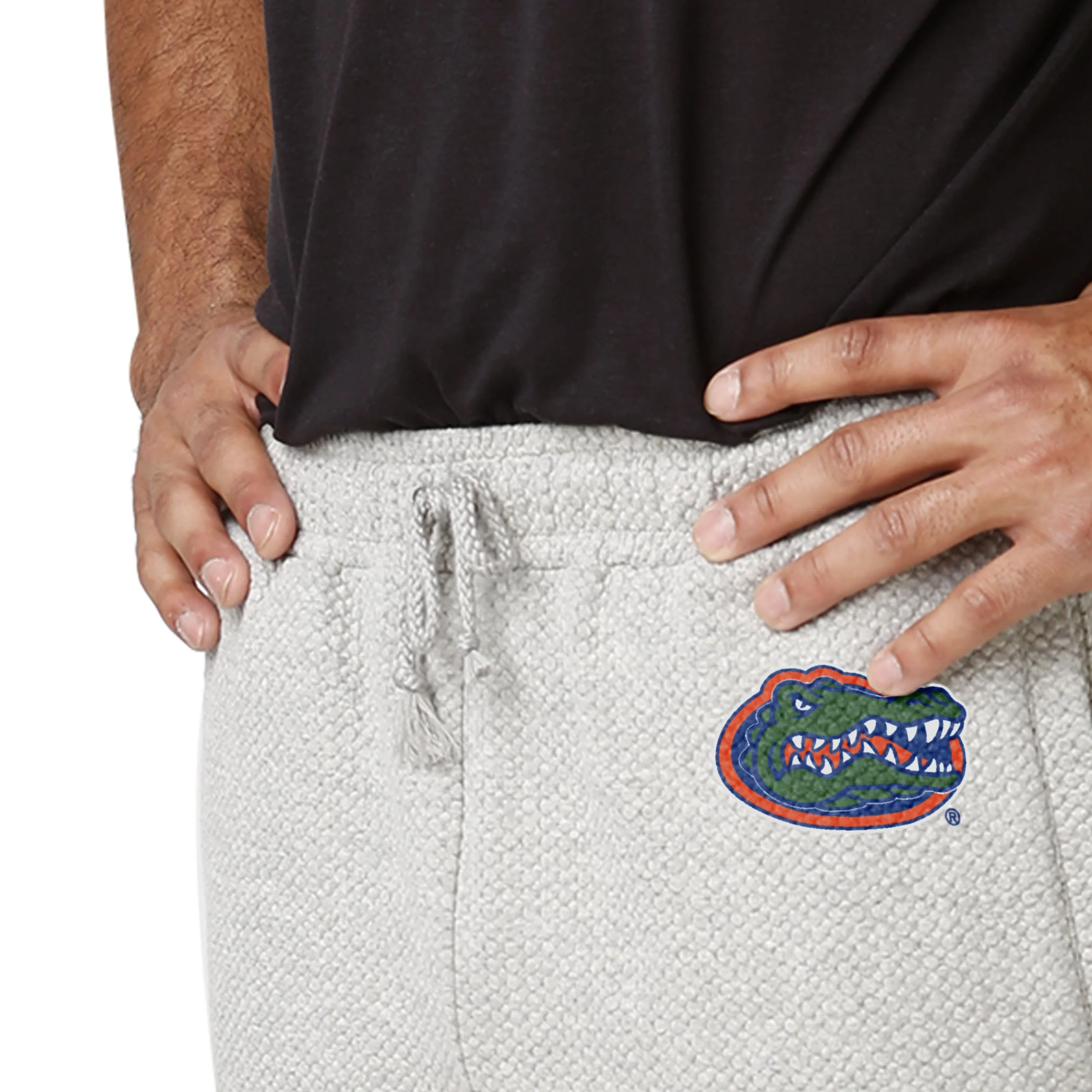 Florida Gators NCAA Mens Gray Woven Joggers - Image 4