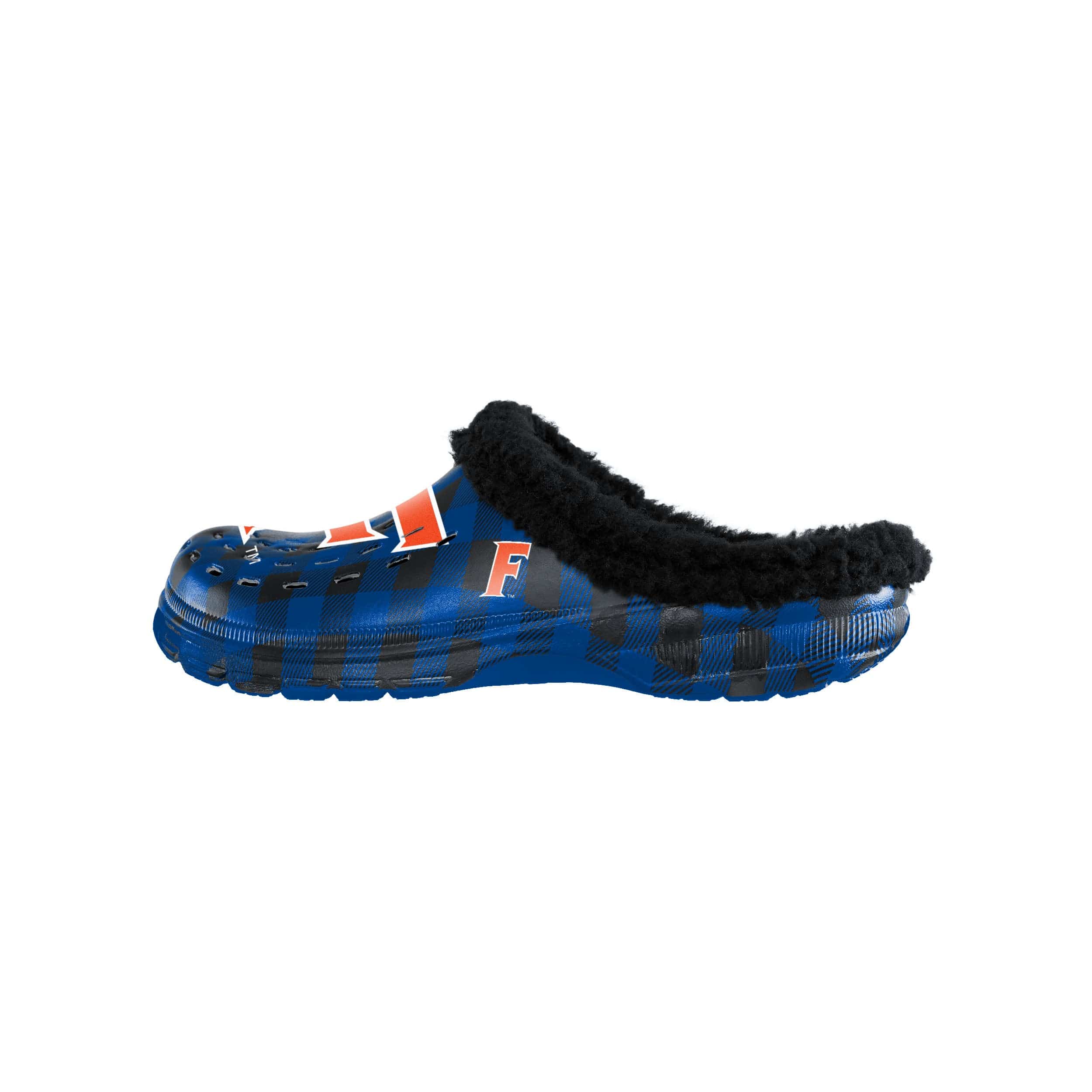 Florida Gators NCAA Mens Sherpa Lined Buffalo Check Clog - Image 2
