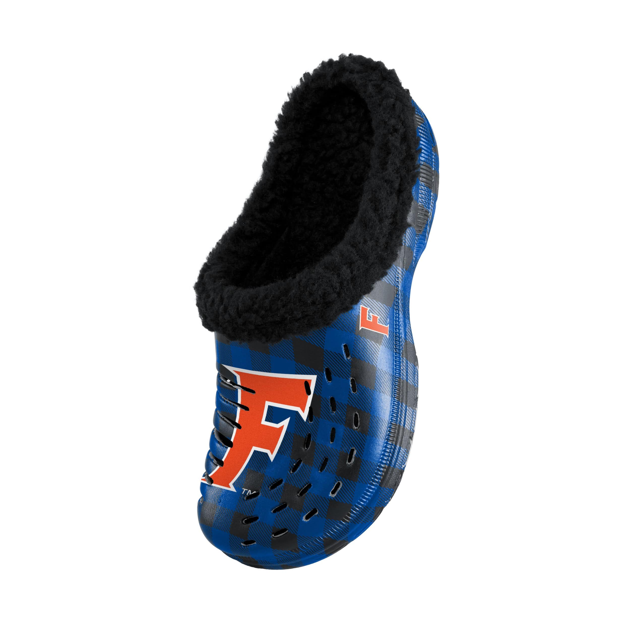 Florida Gators NCAA Mens Sherpa Lined Buffalo Check Clog - Image 3