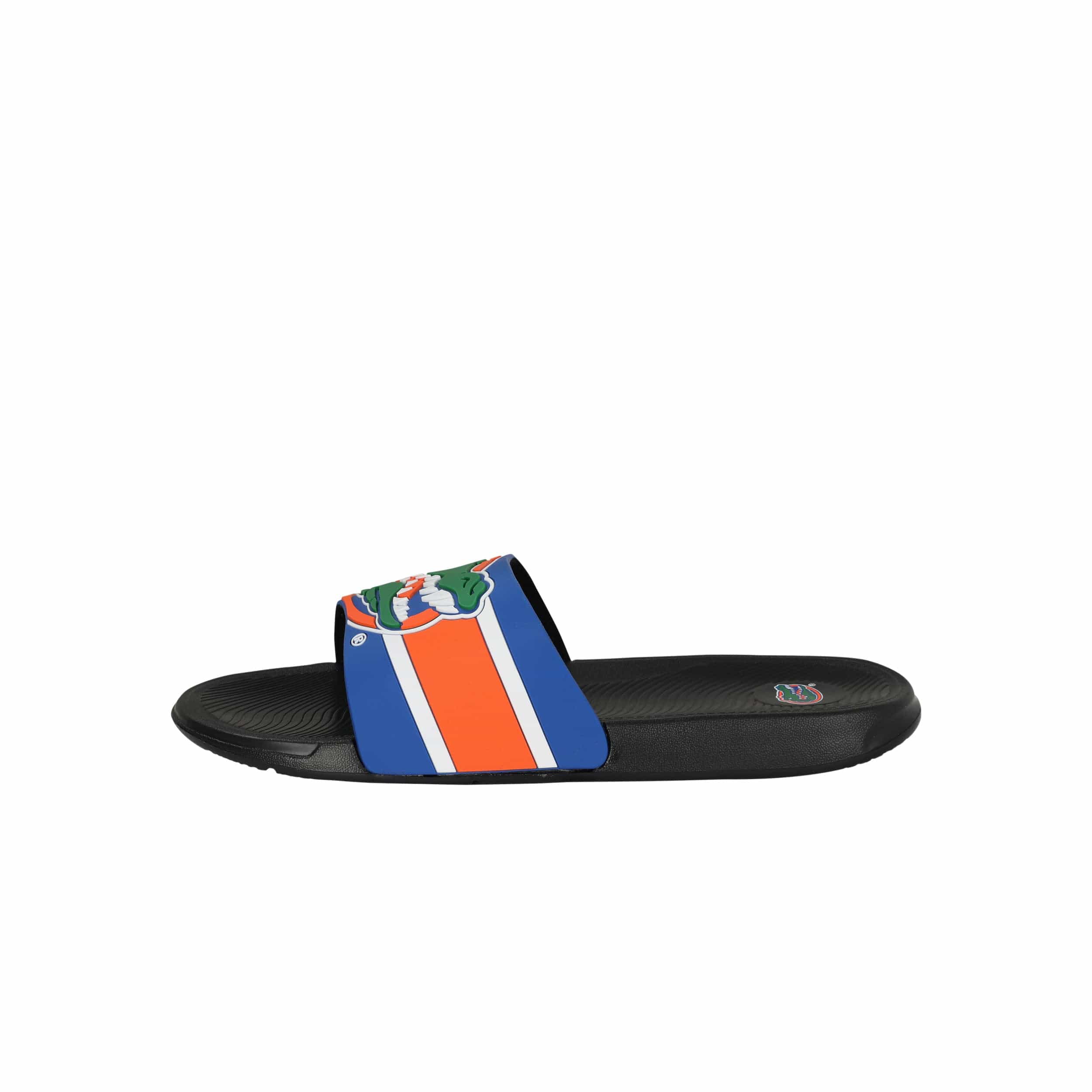 Florida Gators NCAA Mens Striped Big Logo Raised Slide - Image 4