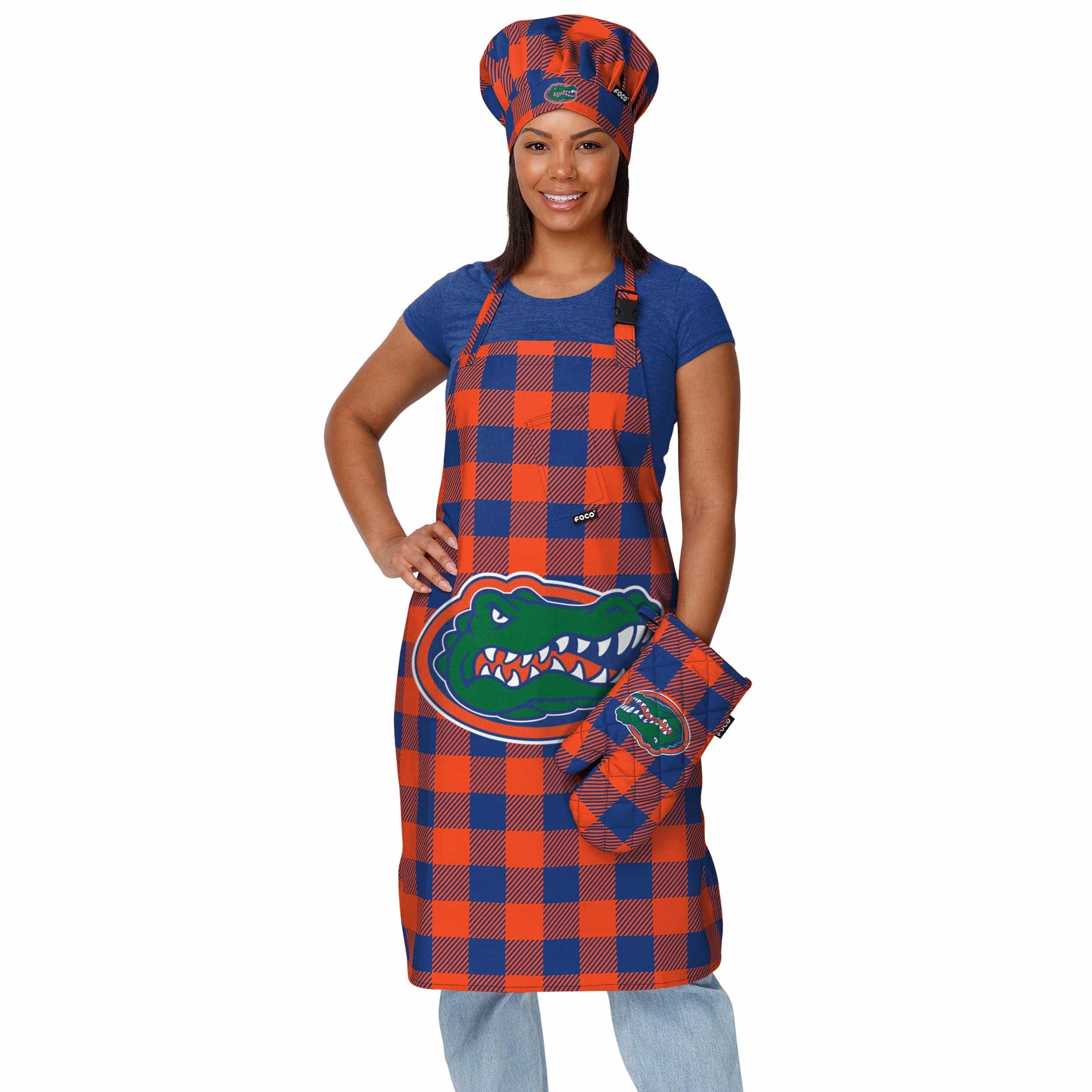 Florida Gators NCAA Plaid Oven Mitt - Image 2