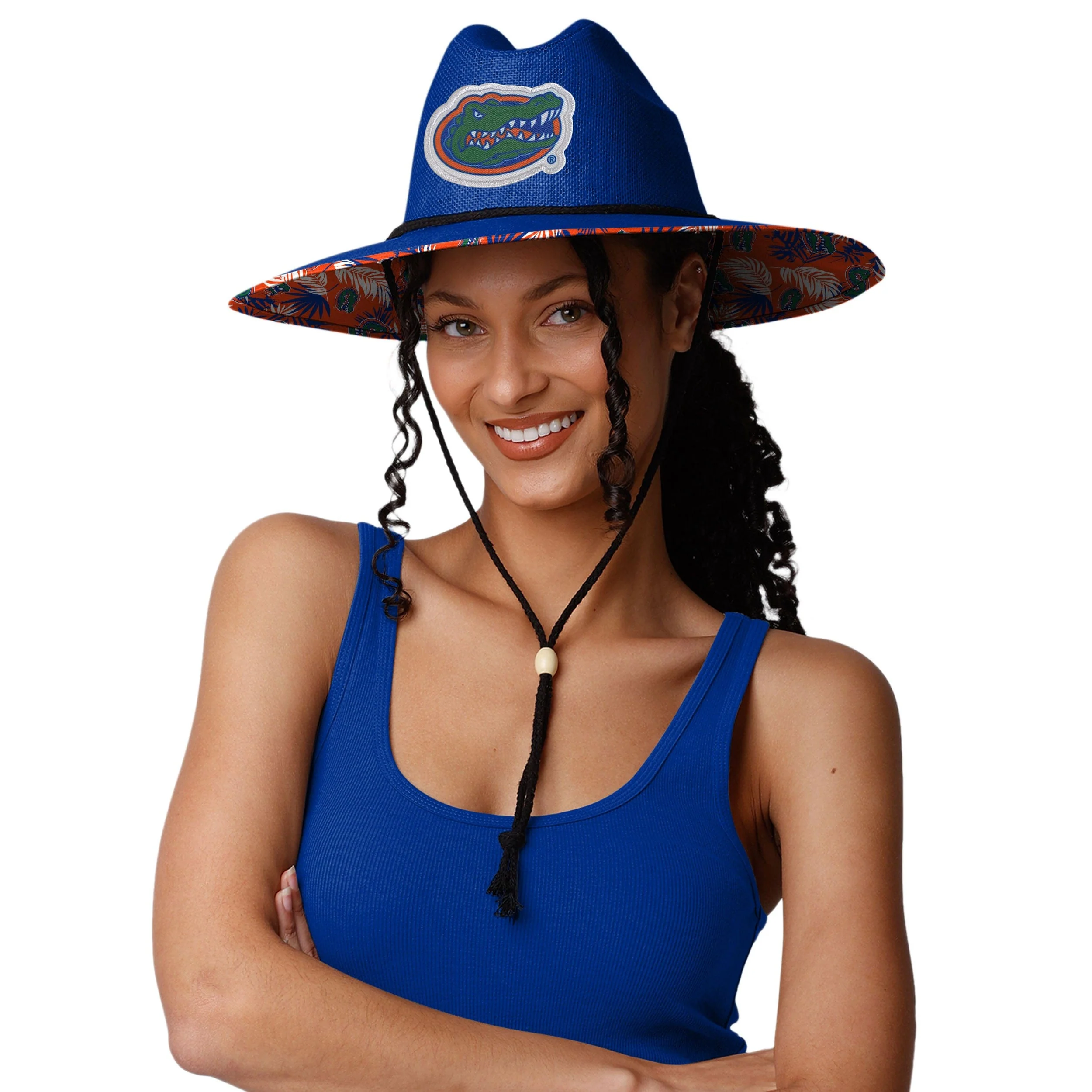 Florida Gators NCAA Team Color Straw Hat - Image 4