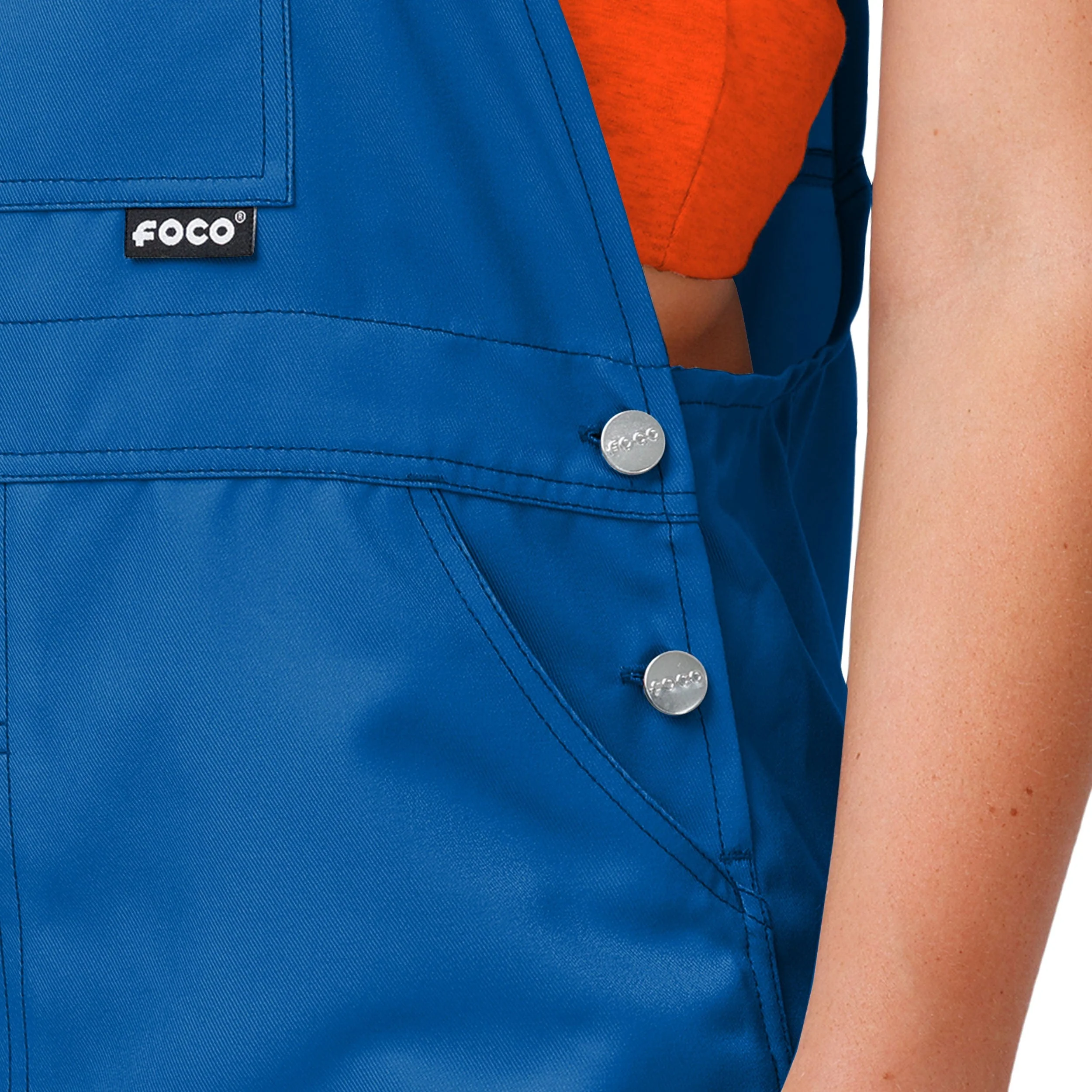 Florida Gators NCAA Womens Big Logo Bib Overalls - Image 5
