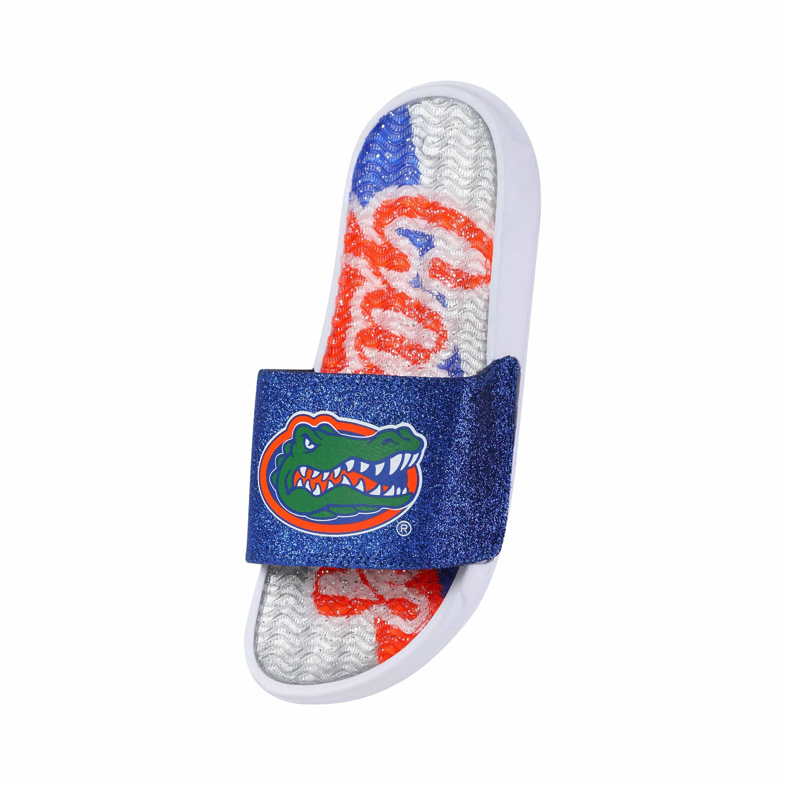 Florida Gators NCAA Womens Glitter Gel Slide - Image 2