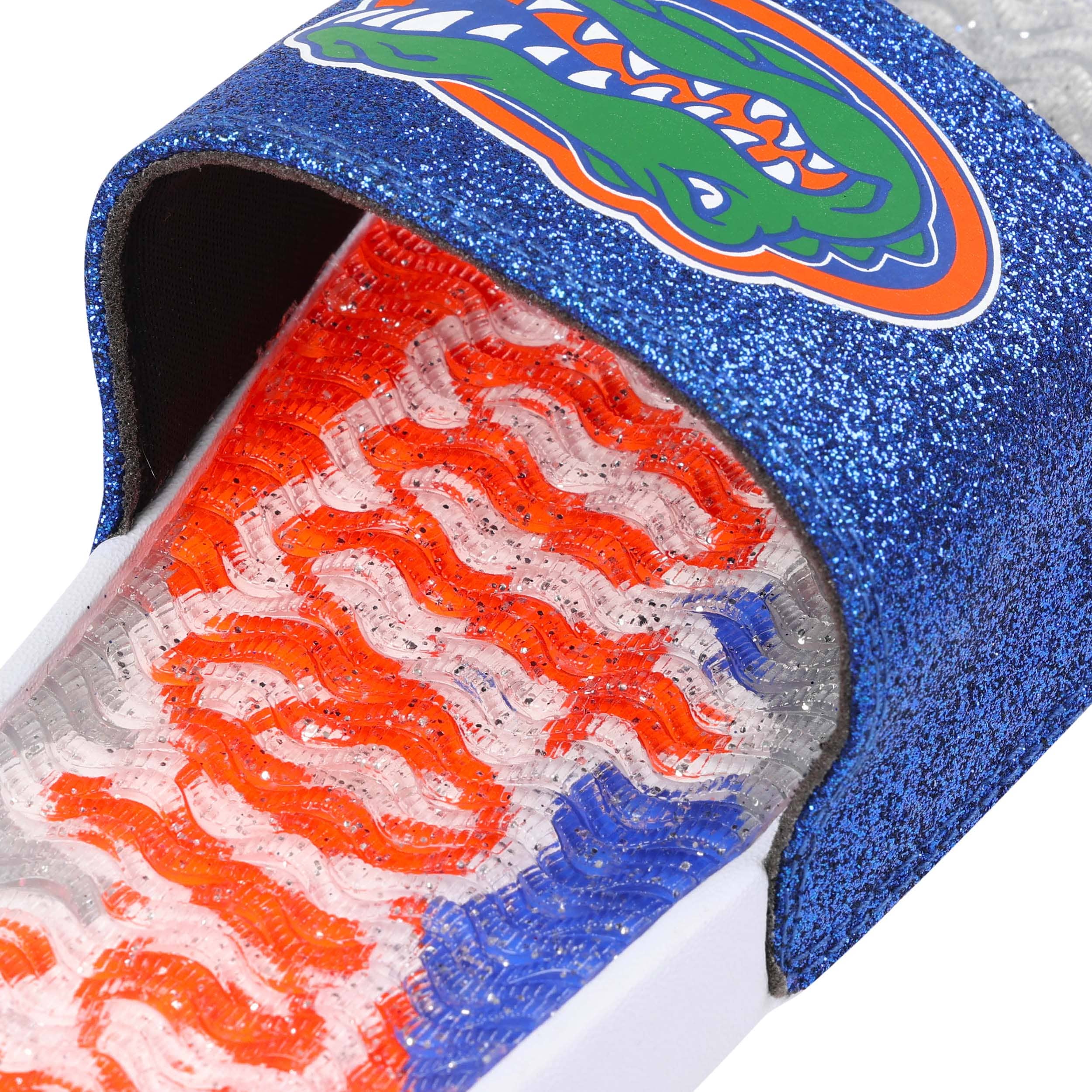 Florida Gators NCAA Womens Glitter Gel Slide - Image 4