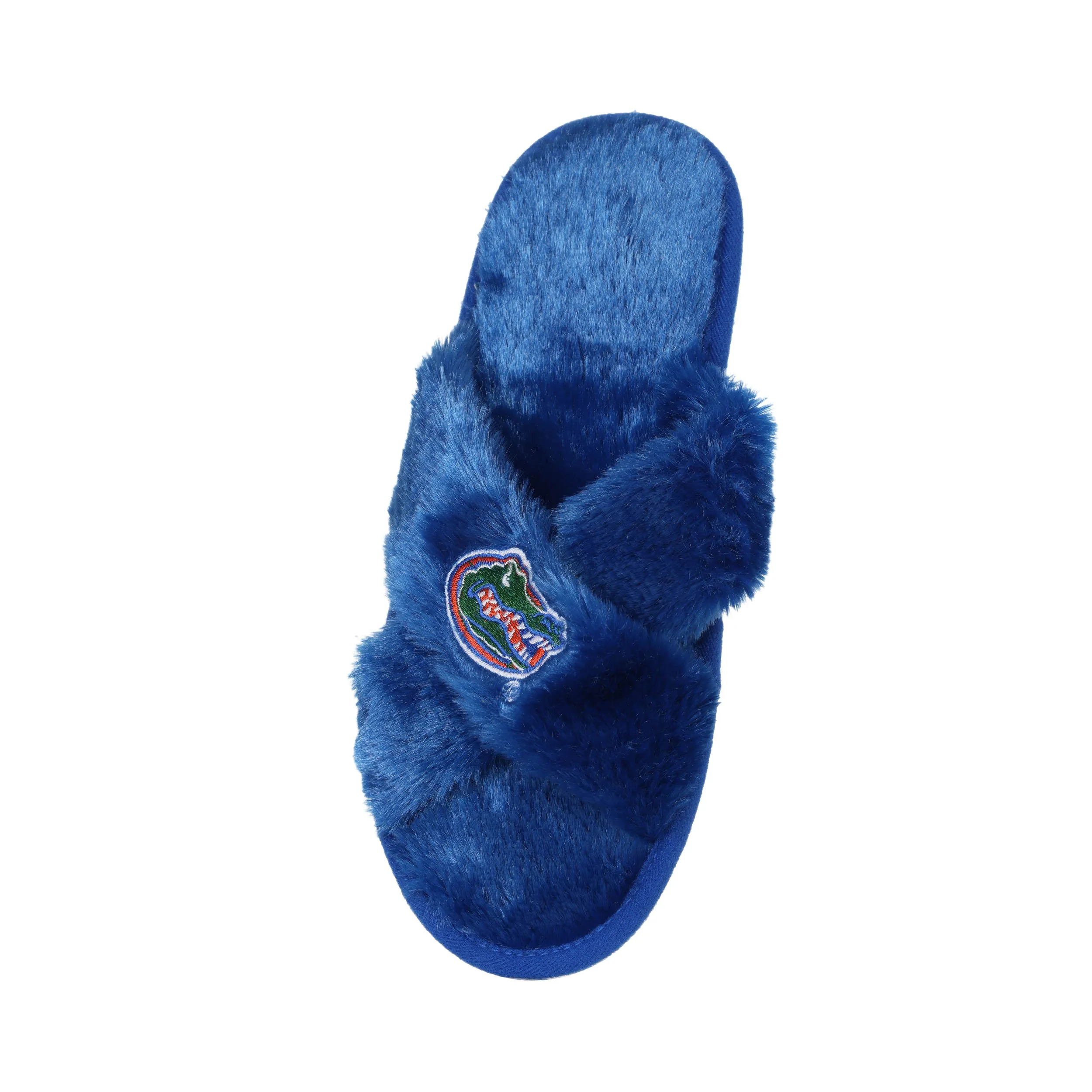 Florida Gators NCAA Womens Script Wordmark Fur Cross Slide - Image 3