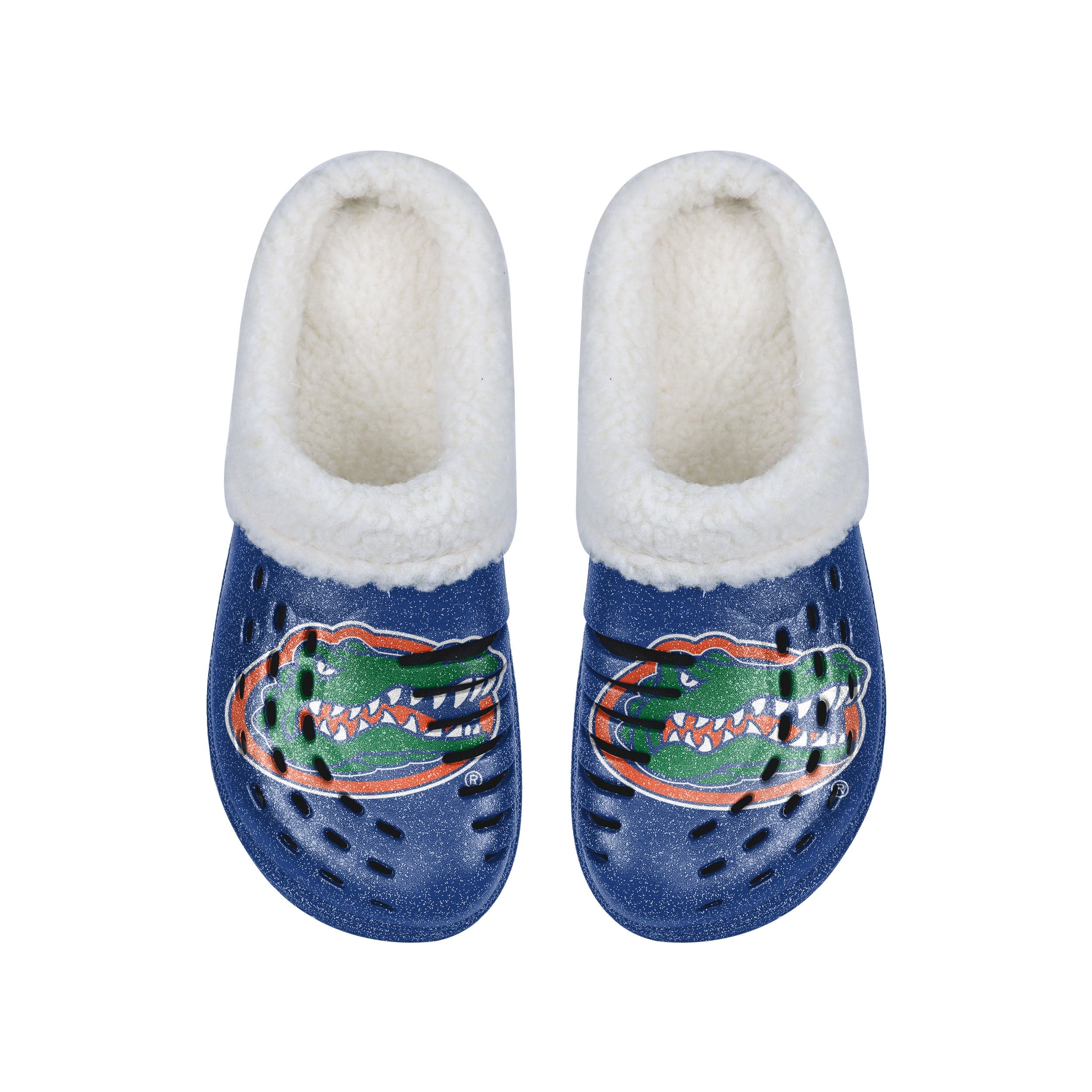 Florida Gators NCAA Womens Sherpa Lined Glitter Clog - Image 4
