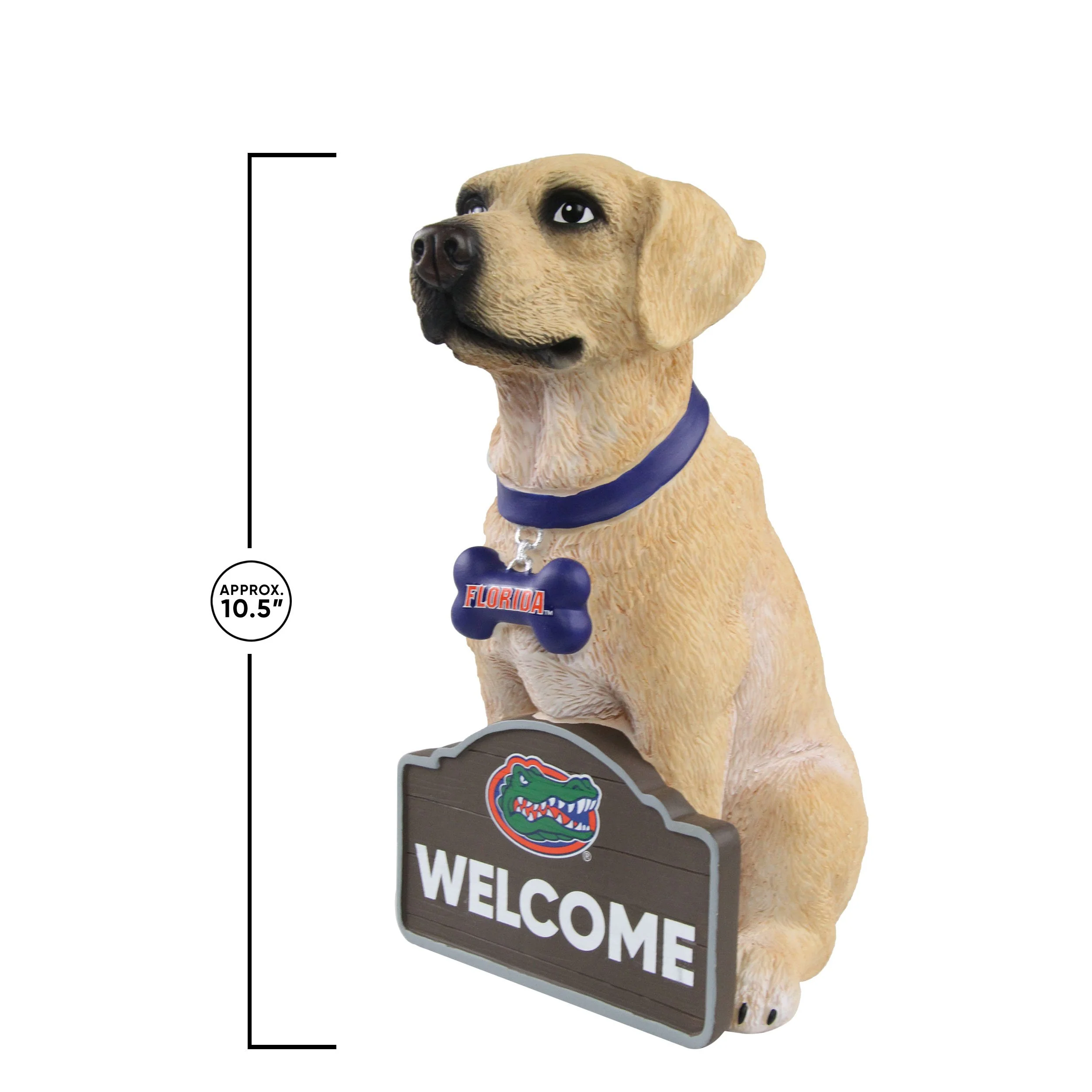 Florida Gators NCAA Yellow Labrador Statue - Image 2