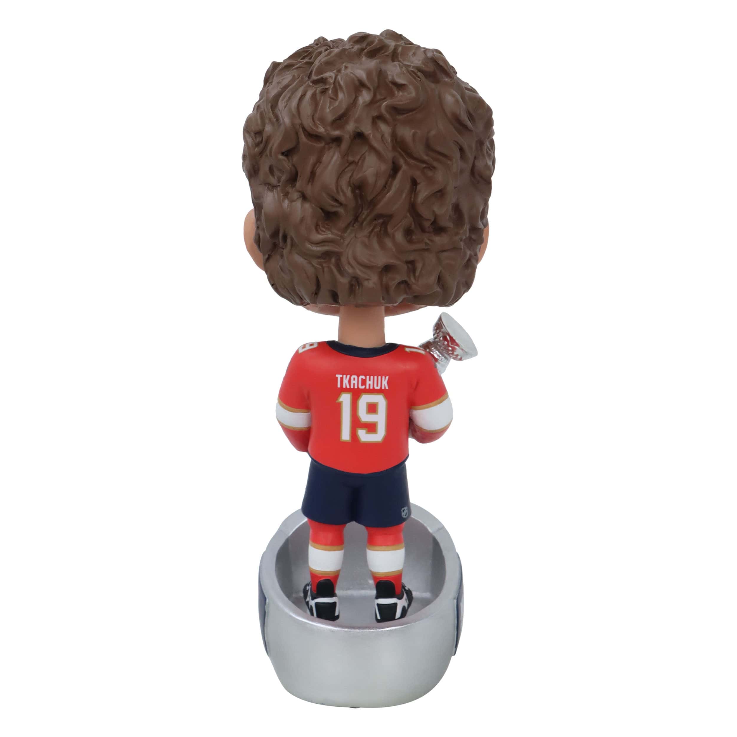 Florida Panthers NHL 2024 Stanley Cup Champions Matthew Tkachuk Ring Base Bighead Bobblehead - Image 5