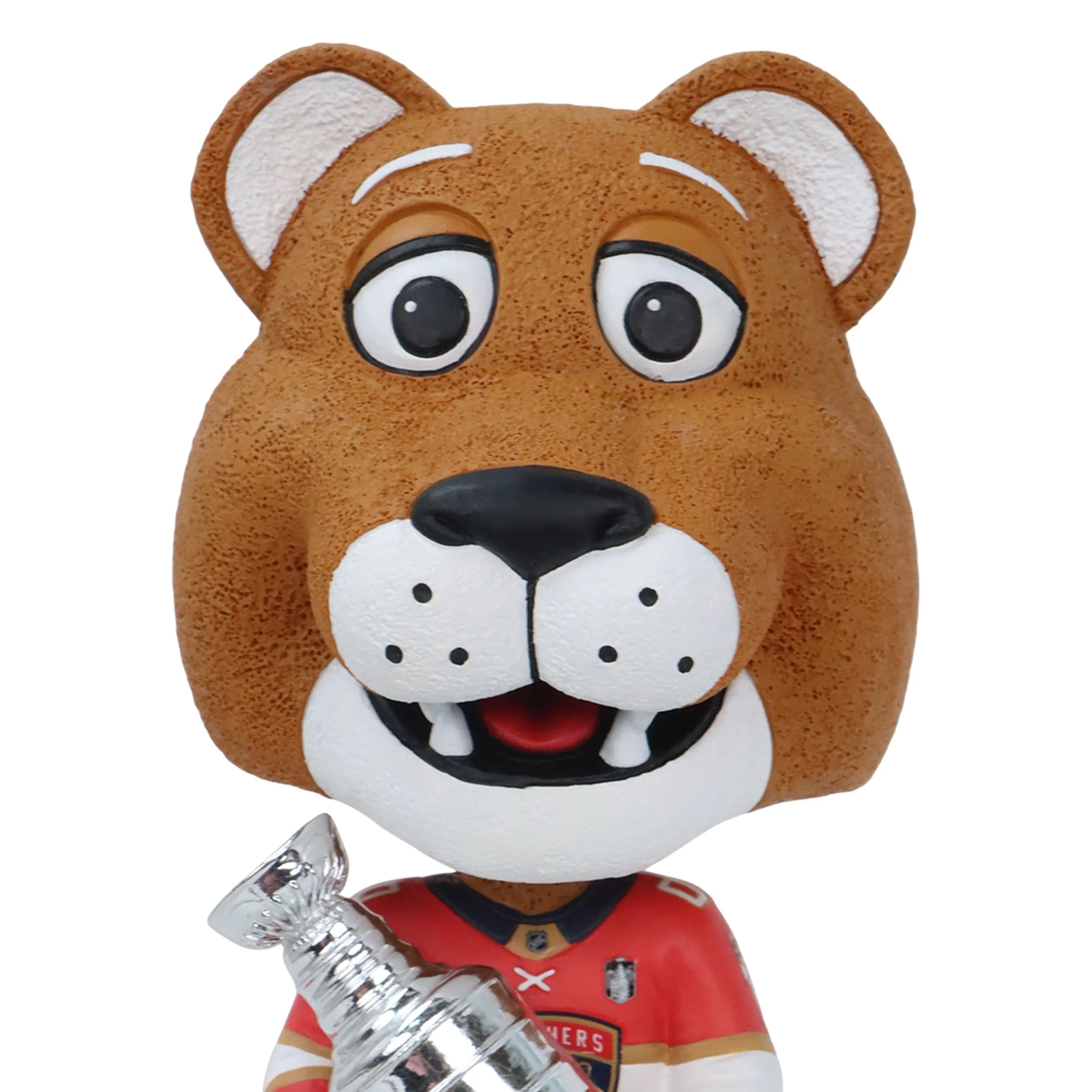 Florida Panthers NHL 2024 Stanley Cup Champions Stanley C Panther Ring Base Mascot Bighead Bobblehead - Image 2