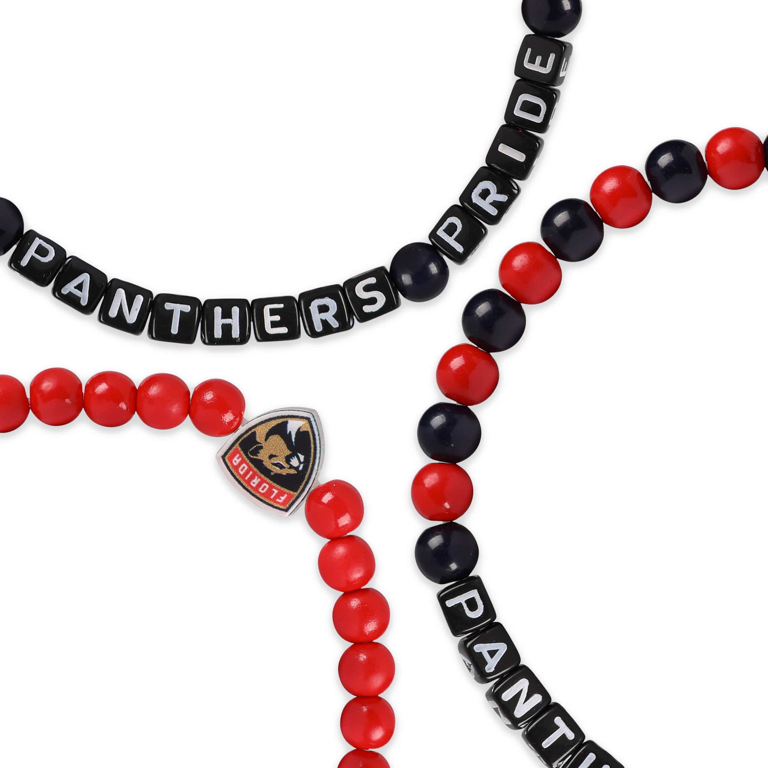 Florida Panthers NHL 3 Pack Beaded Friendship Bracelet - Image 2