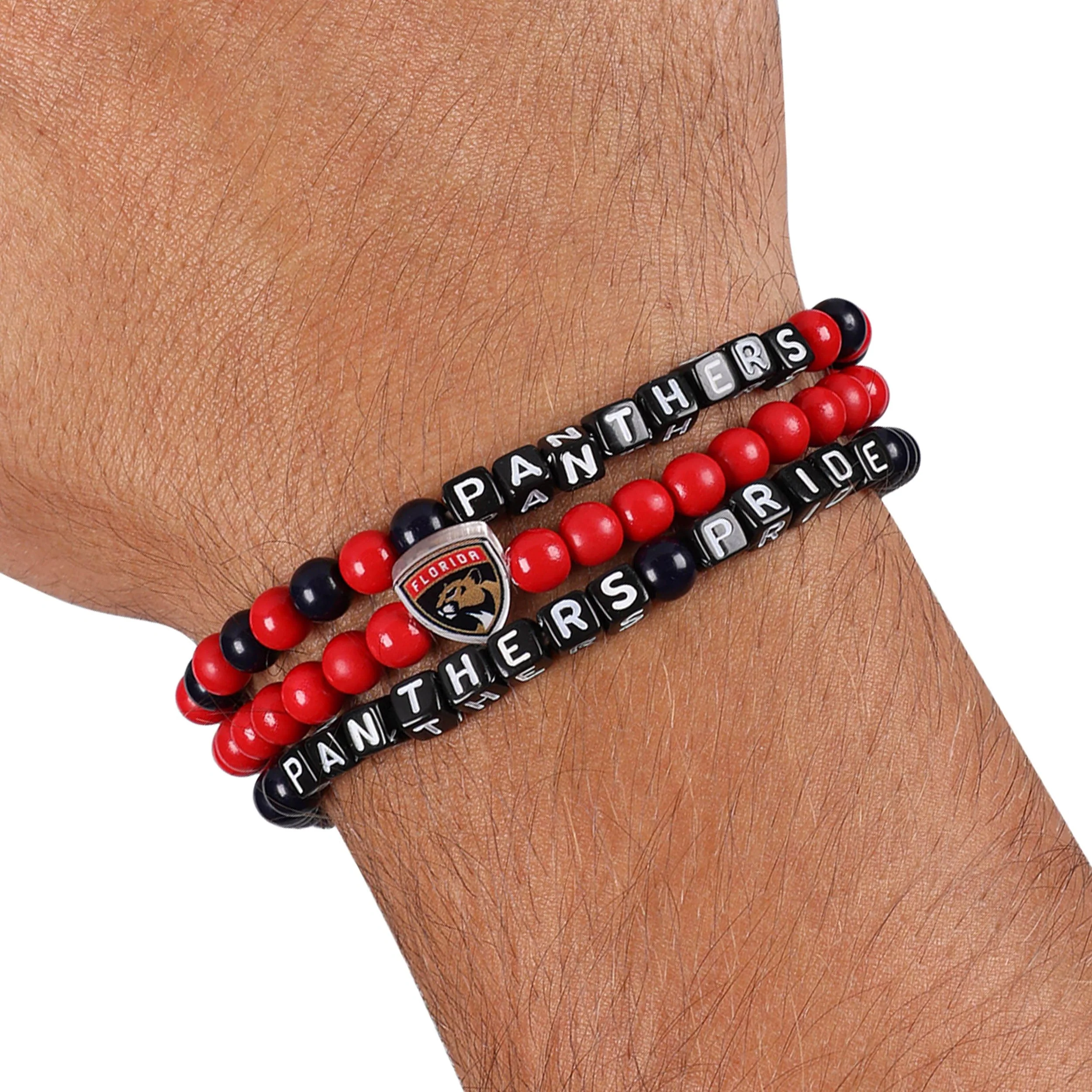 Florida Panthers NHL 3 Pack Beaded Friendship Bracelet - Image 4