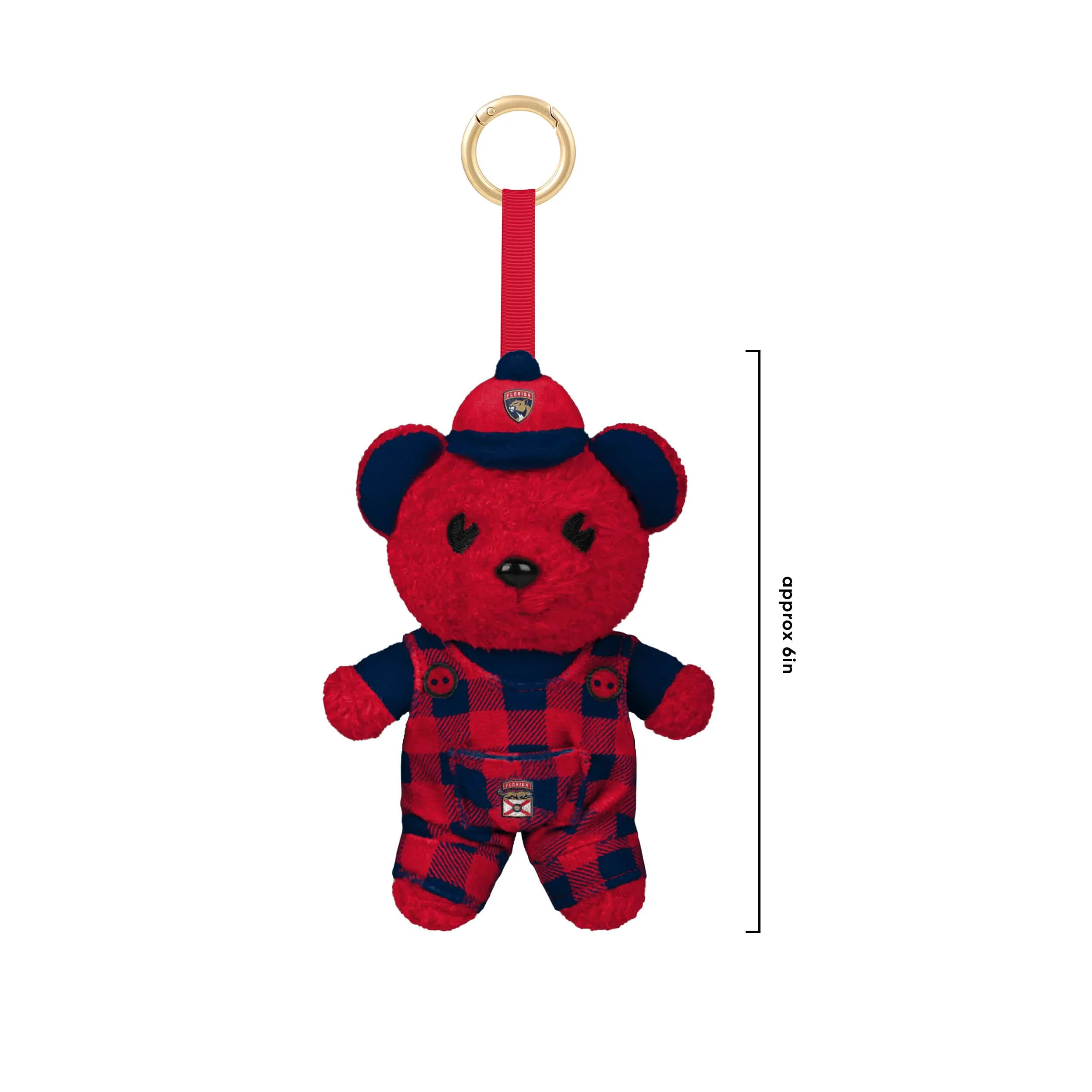 Florida Panthers NHL FOOCOOS Plush Bag Charm Keychain Blind Box Series 1 (PREORDER - SHIPS MID JULY) - Image 3