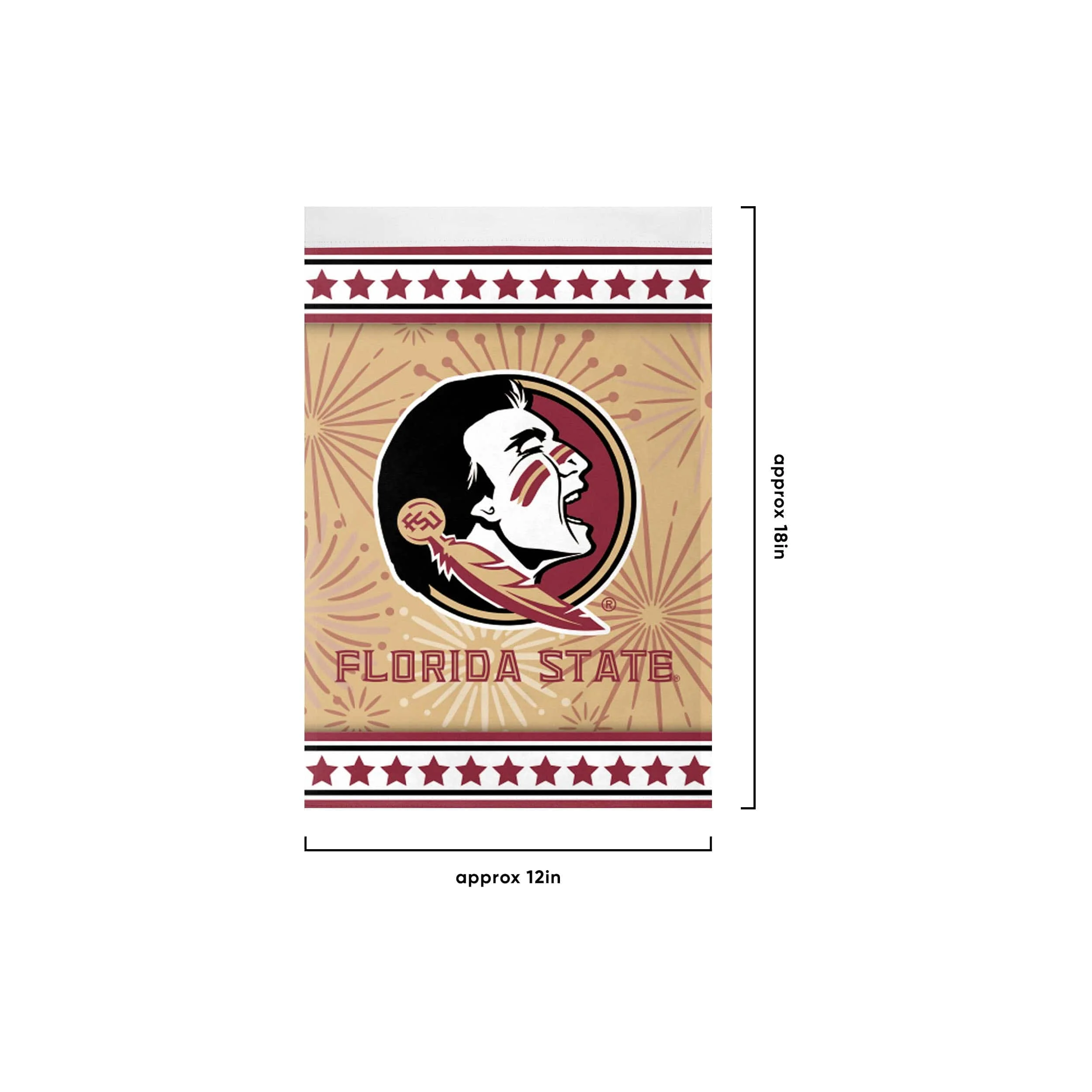 Florida State Seminoles NCAA Americana Garden Flag - Image 3