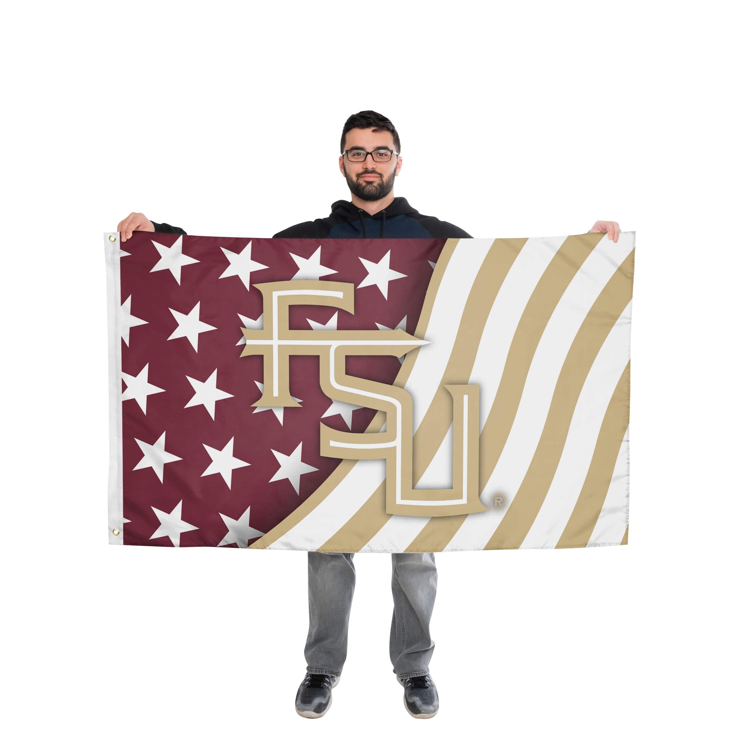 Florida State Seminoles NCAA Americana Horizontal Flag - Image 2