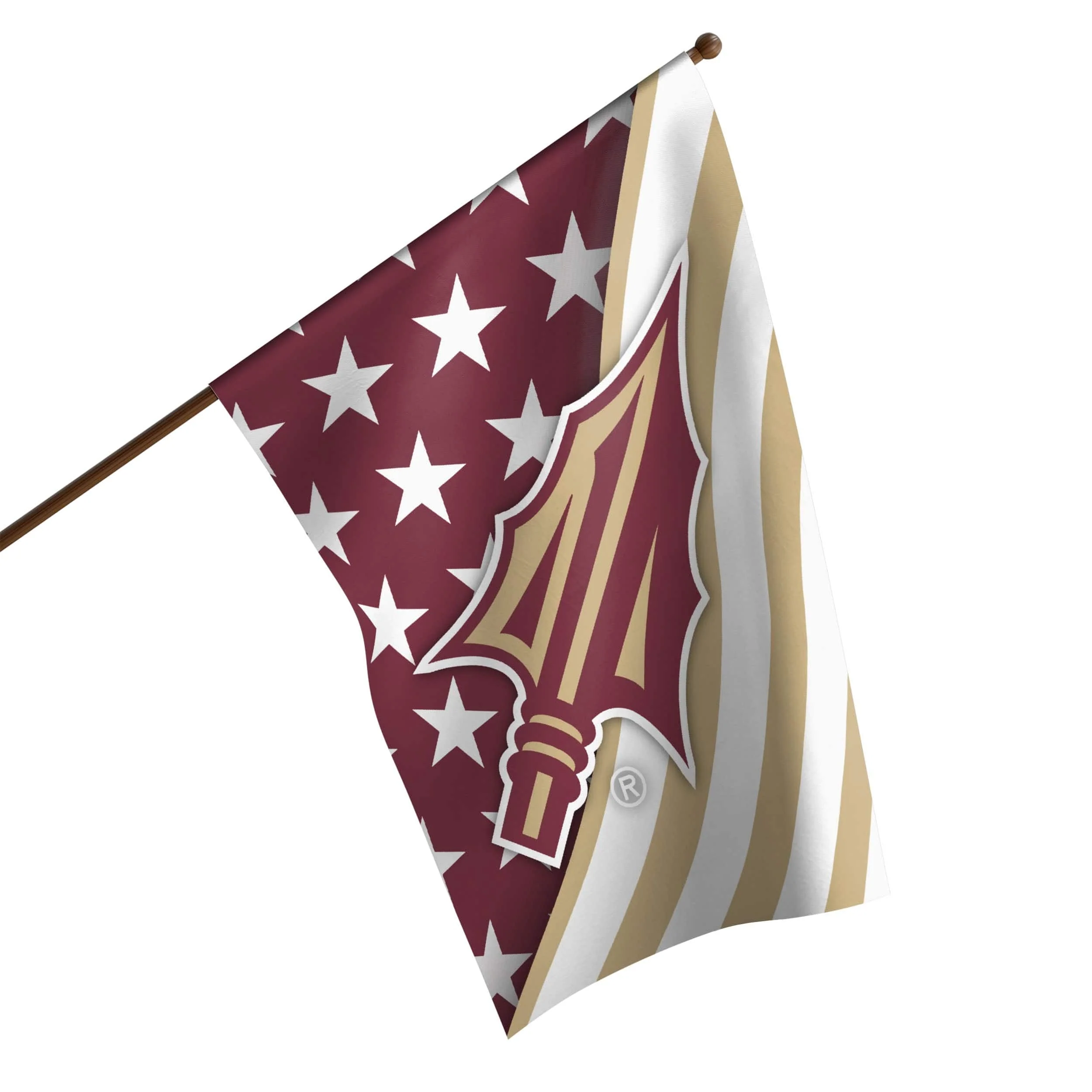 Florida State Seminoles NCAA Americana Vertical Flag - Image 2