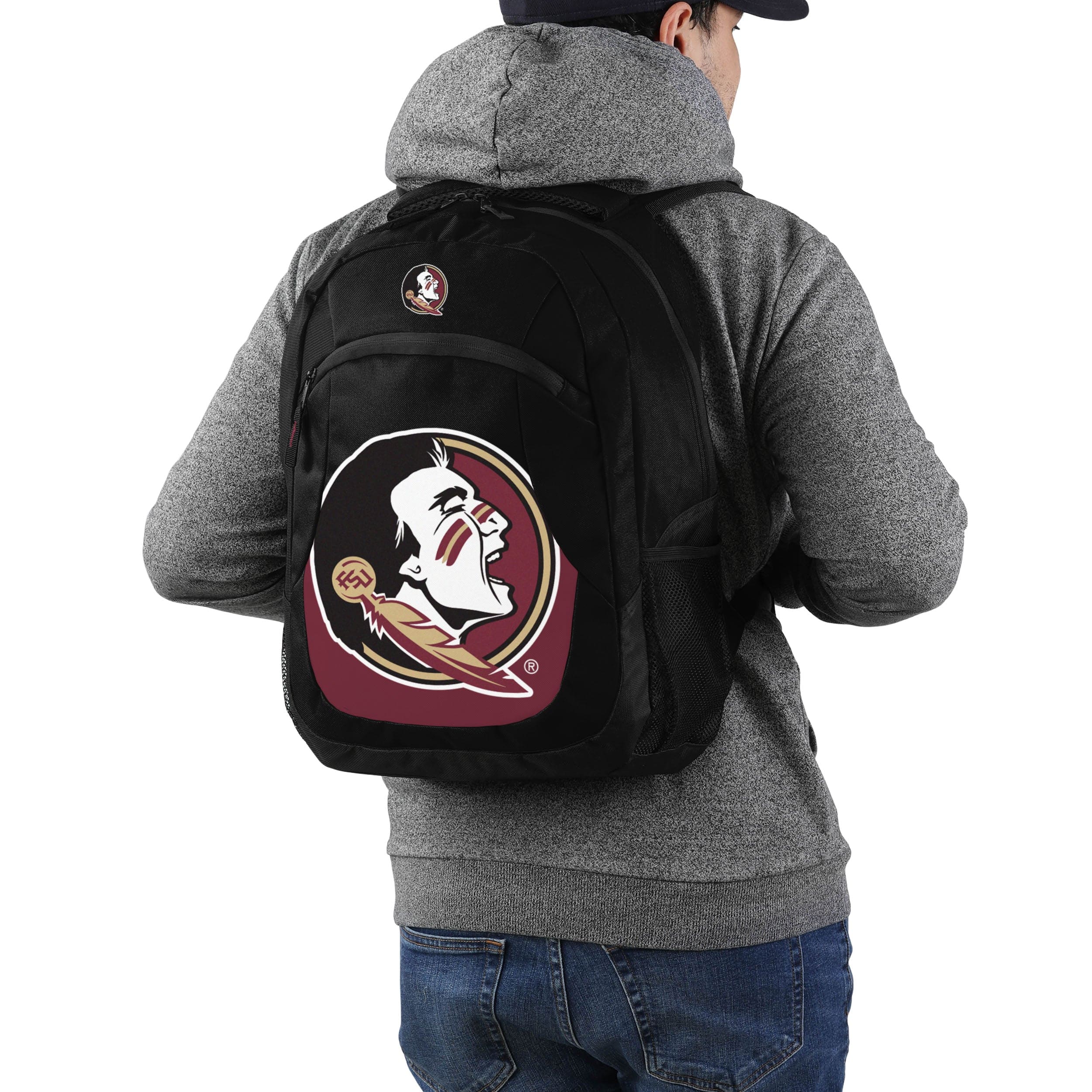 Florida State Seminoles NCAA Colorblock Action Backpack - Image 5