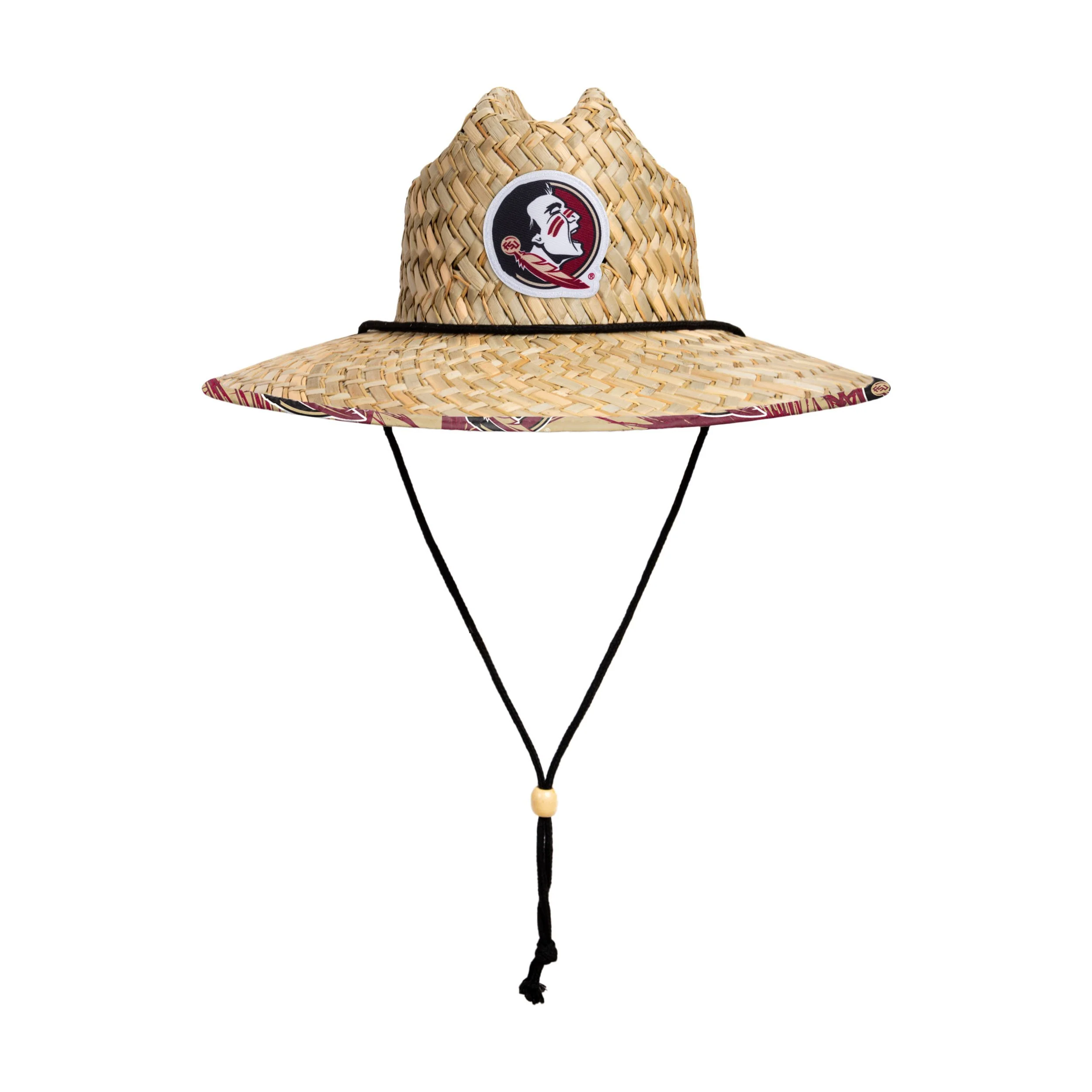 Florida State Seminoles NCAA Floral Straw Hat - Image 3