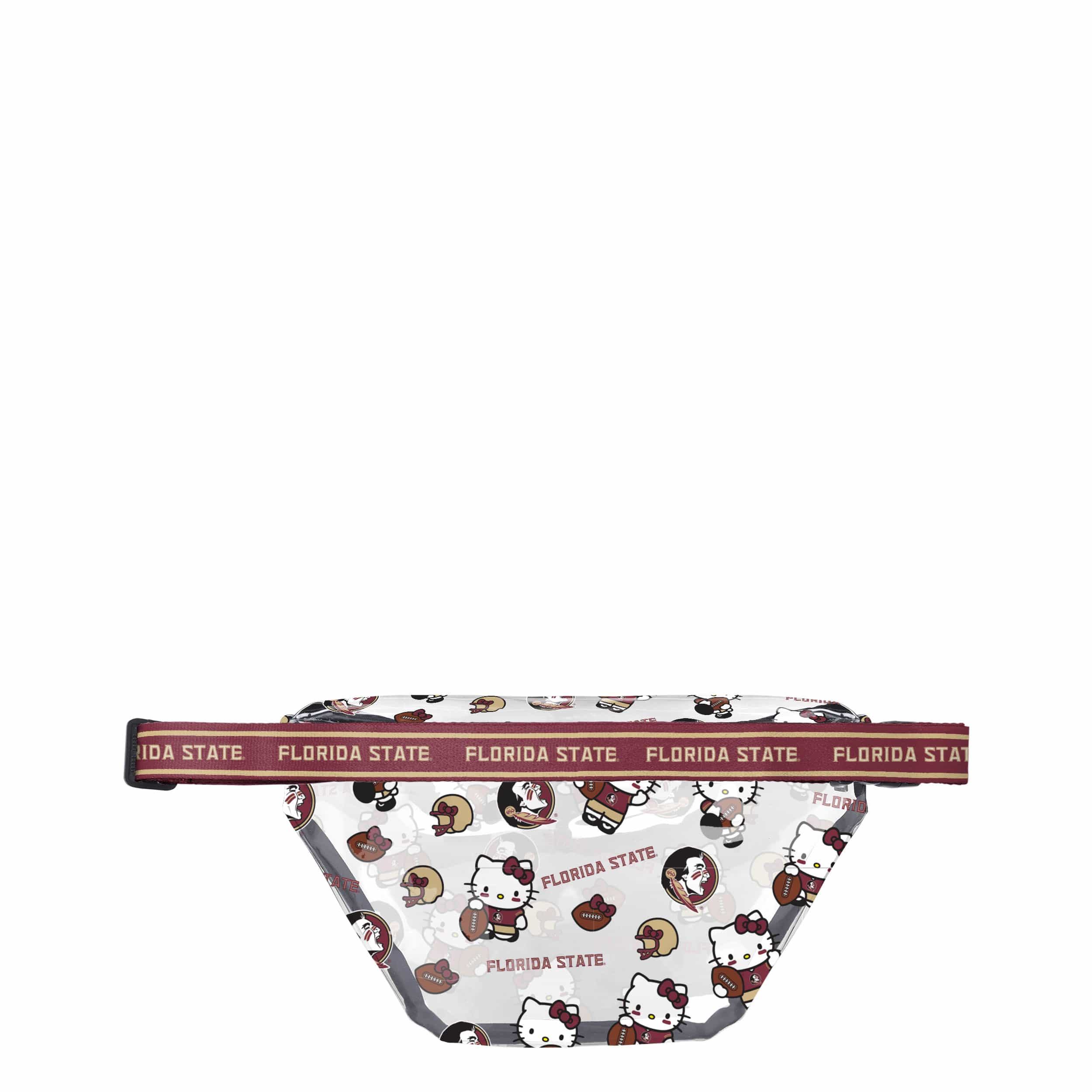 Florida State Seminoles NCAA Hello Kitty® Clear Fanny Pack (PREORDER - SHIPS MID JULY) - Image 2