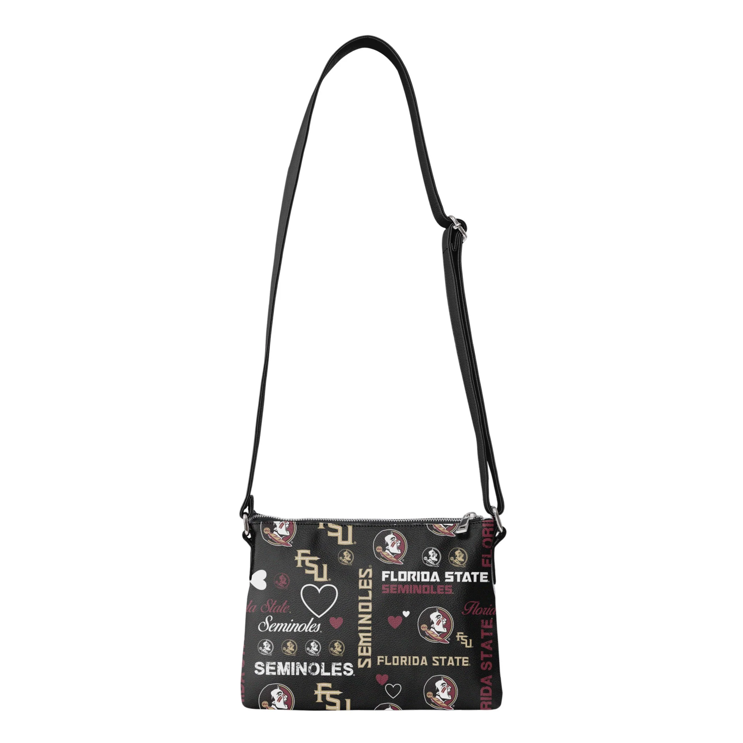 Florida State Seminoles NCAA Logo Love Crossbody Purse - Image 5
