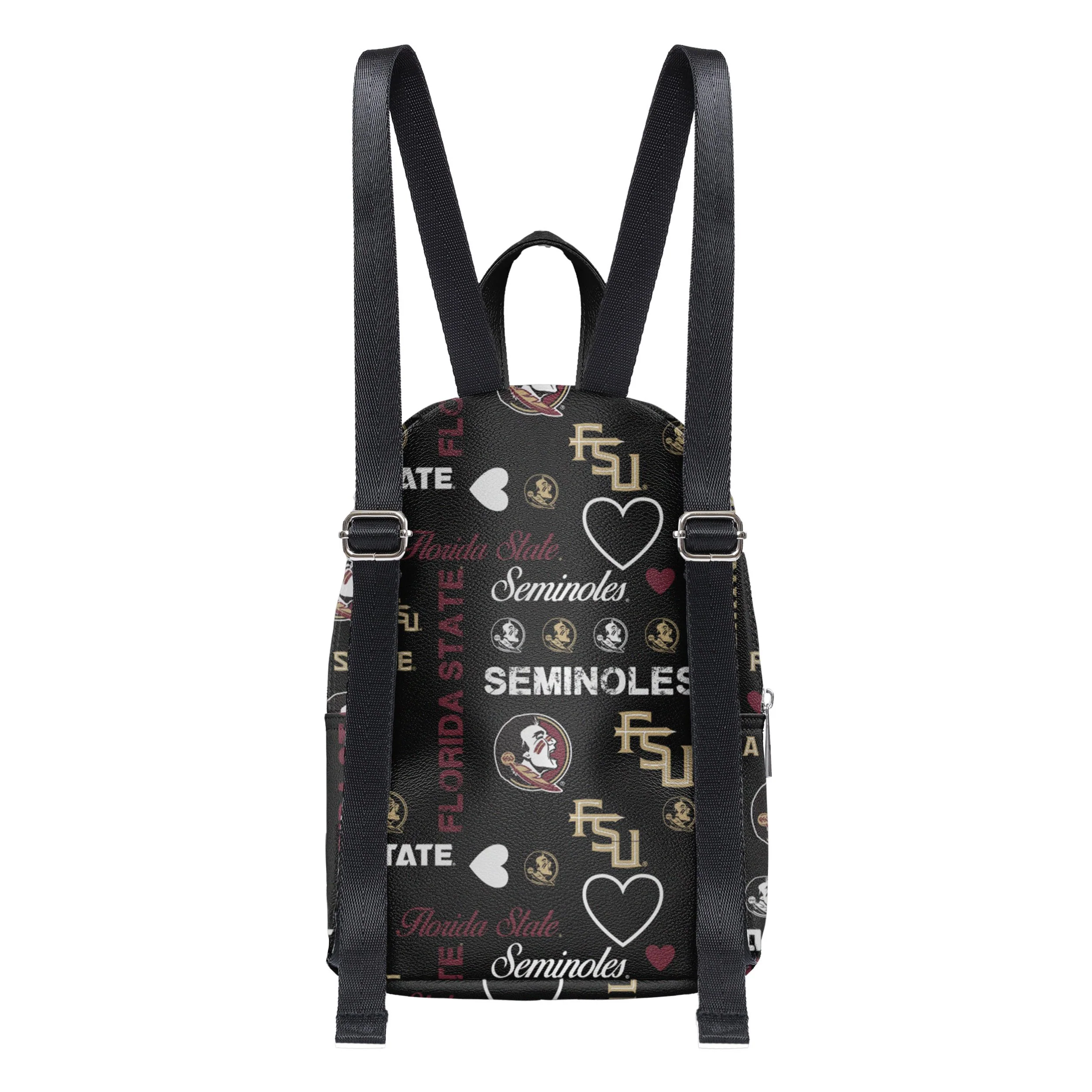 Florida State Seminoles NCAA Logo Love Mini Backpack - Image 5