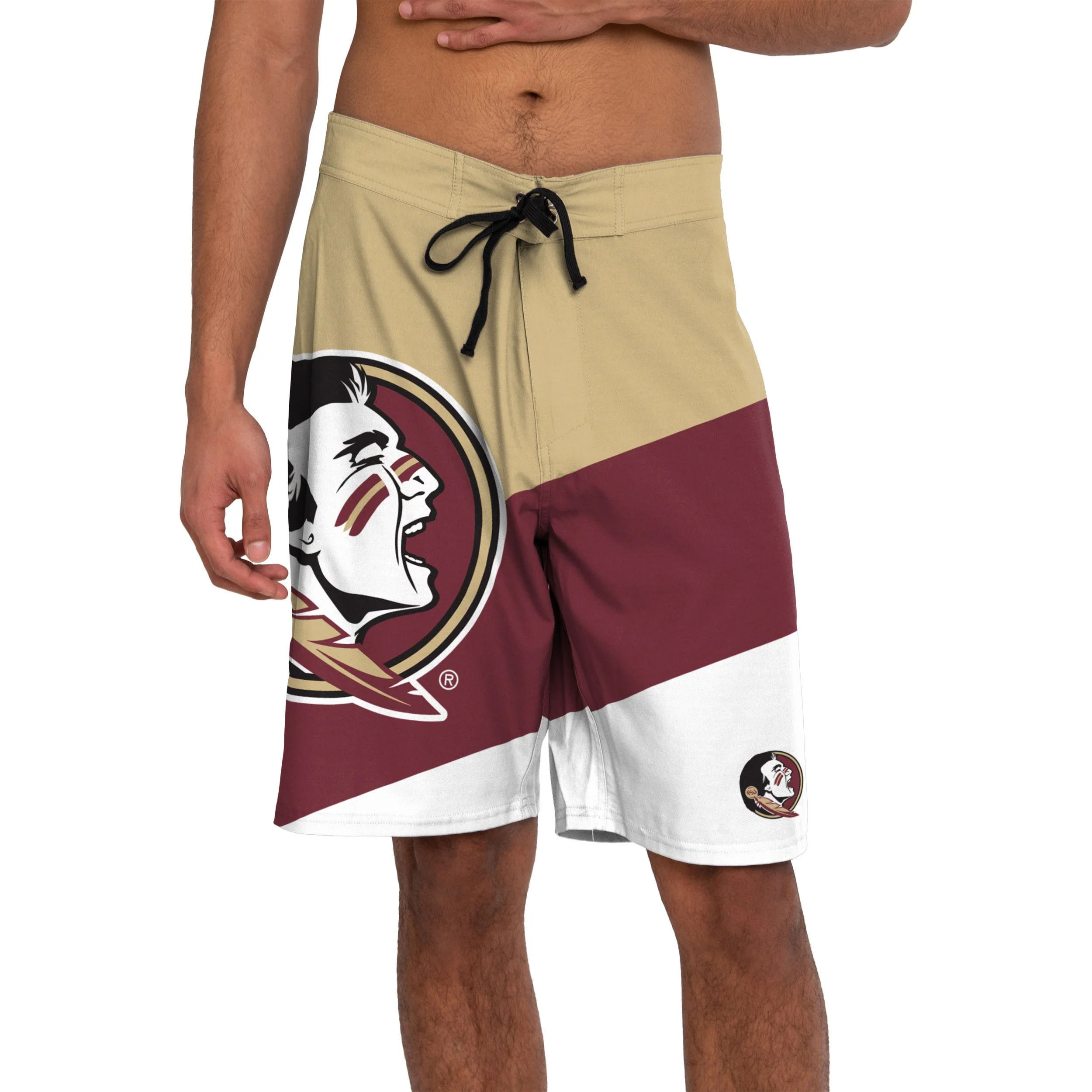 Florida State Seminoles NCAA Mens Color Dive Boardshorts - Image 2