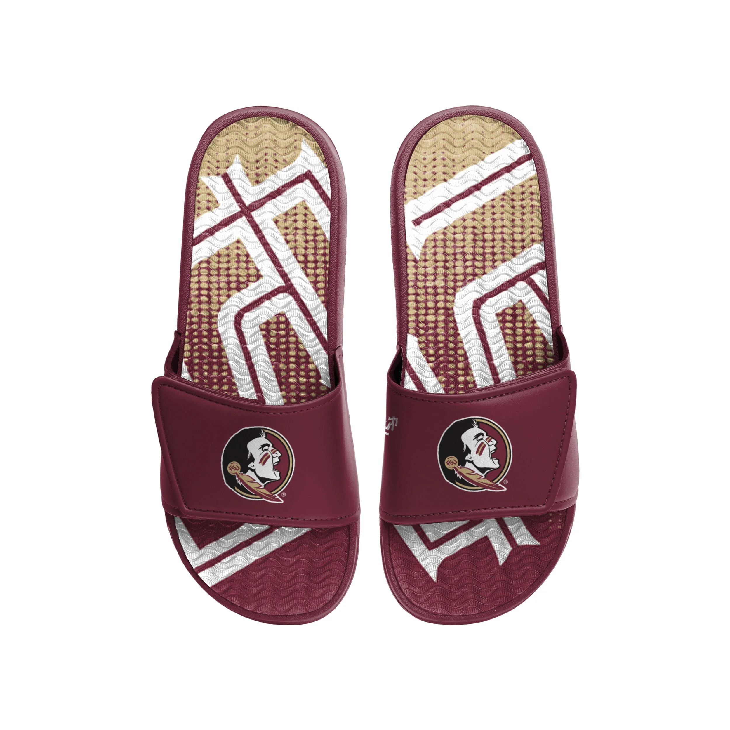 Florida State Seminoles NCAA Mens Gradient Wordmark Gel Slide - Image 2