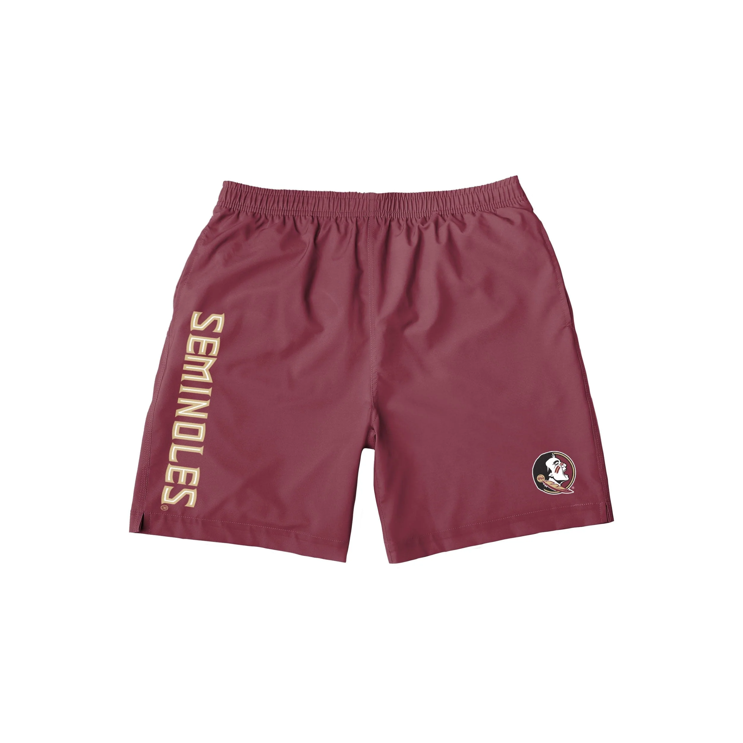 Florida State Seminoles NCAA Mens Solid Wordmark Traditional Swimming Trunks - Image 4
