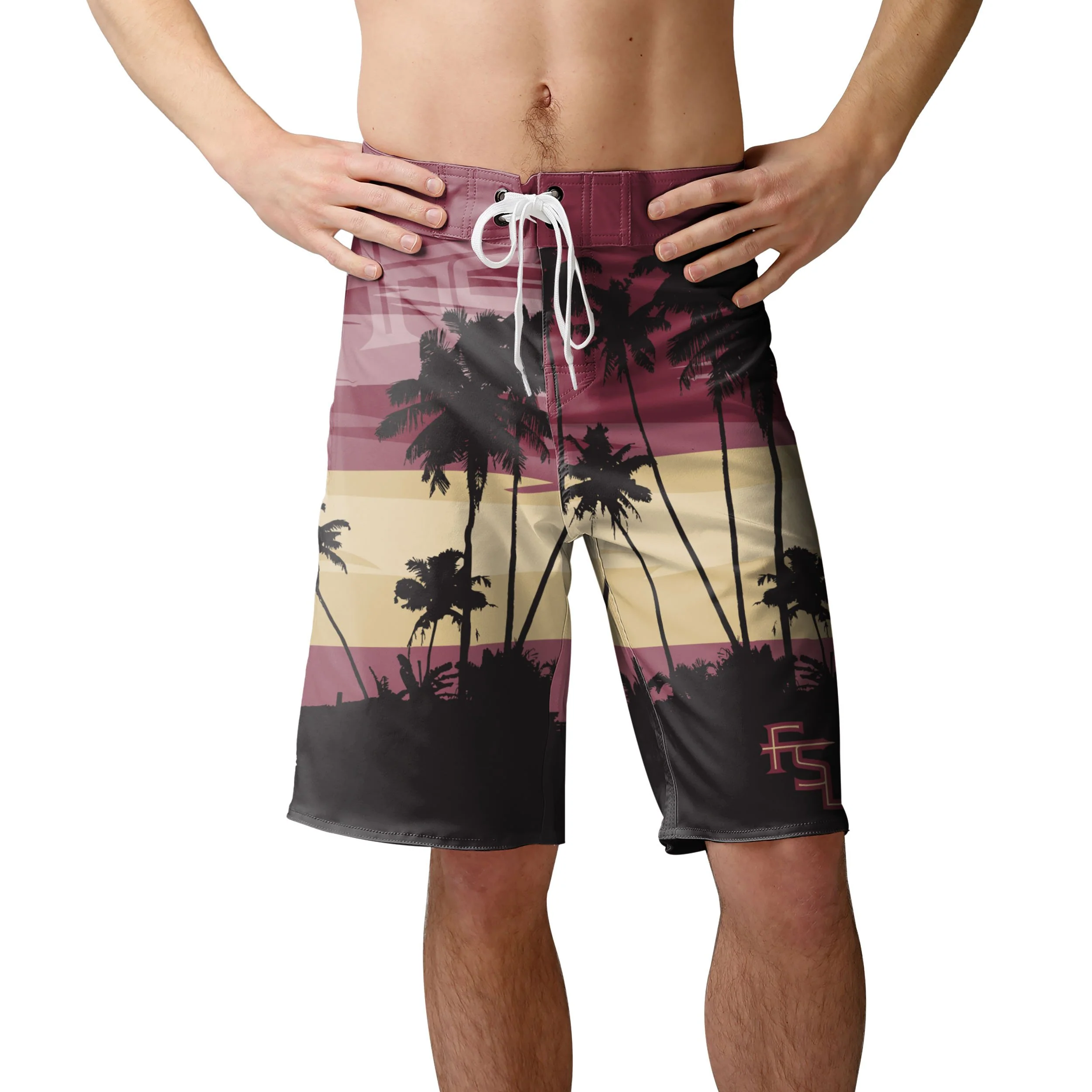 Florida State Seminoles NCAA Mens Sunset Boardshorts - Image 2