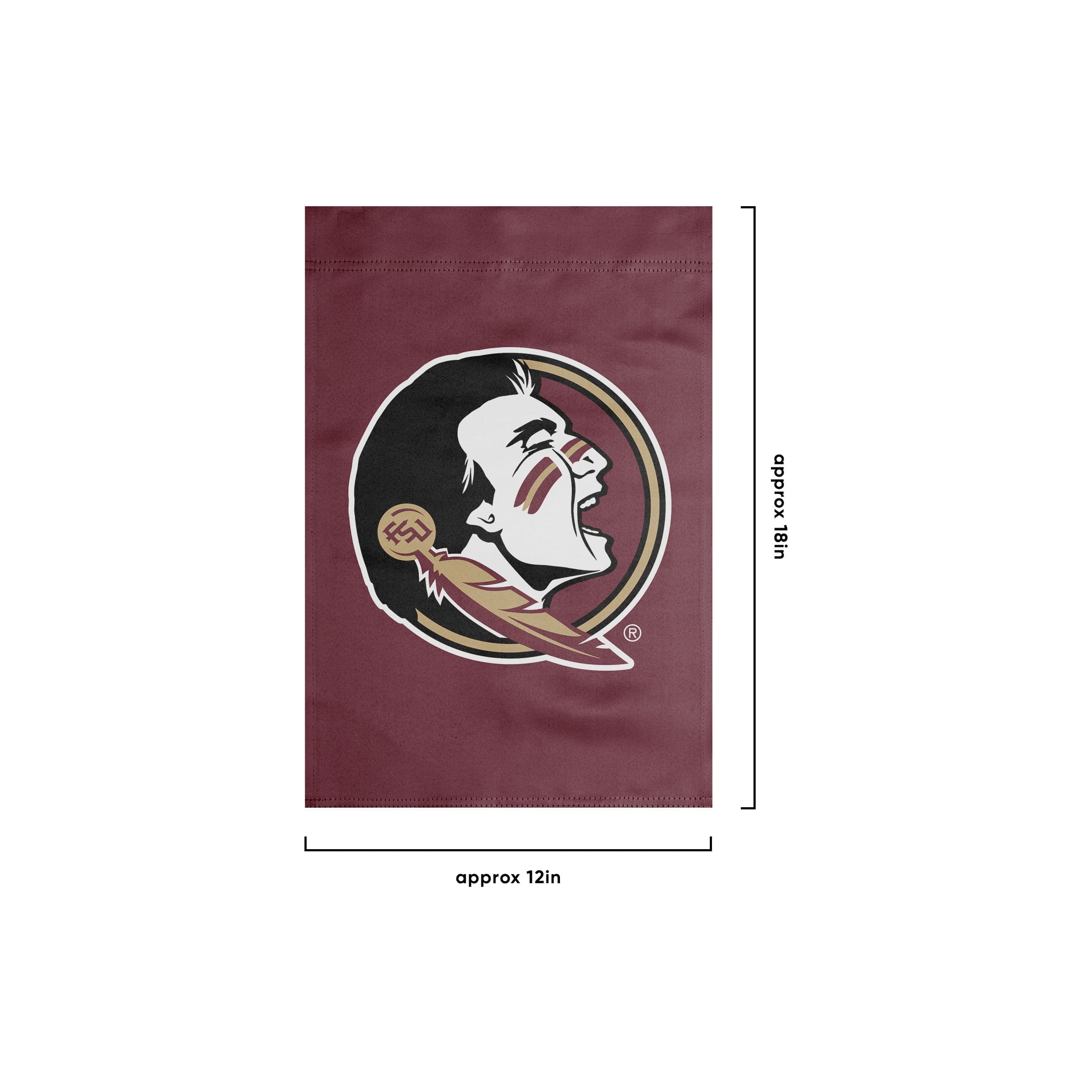 Florida State Seminoles NCAA Solid Garden Flag - Image 3